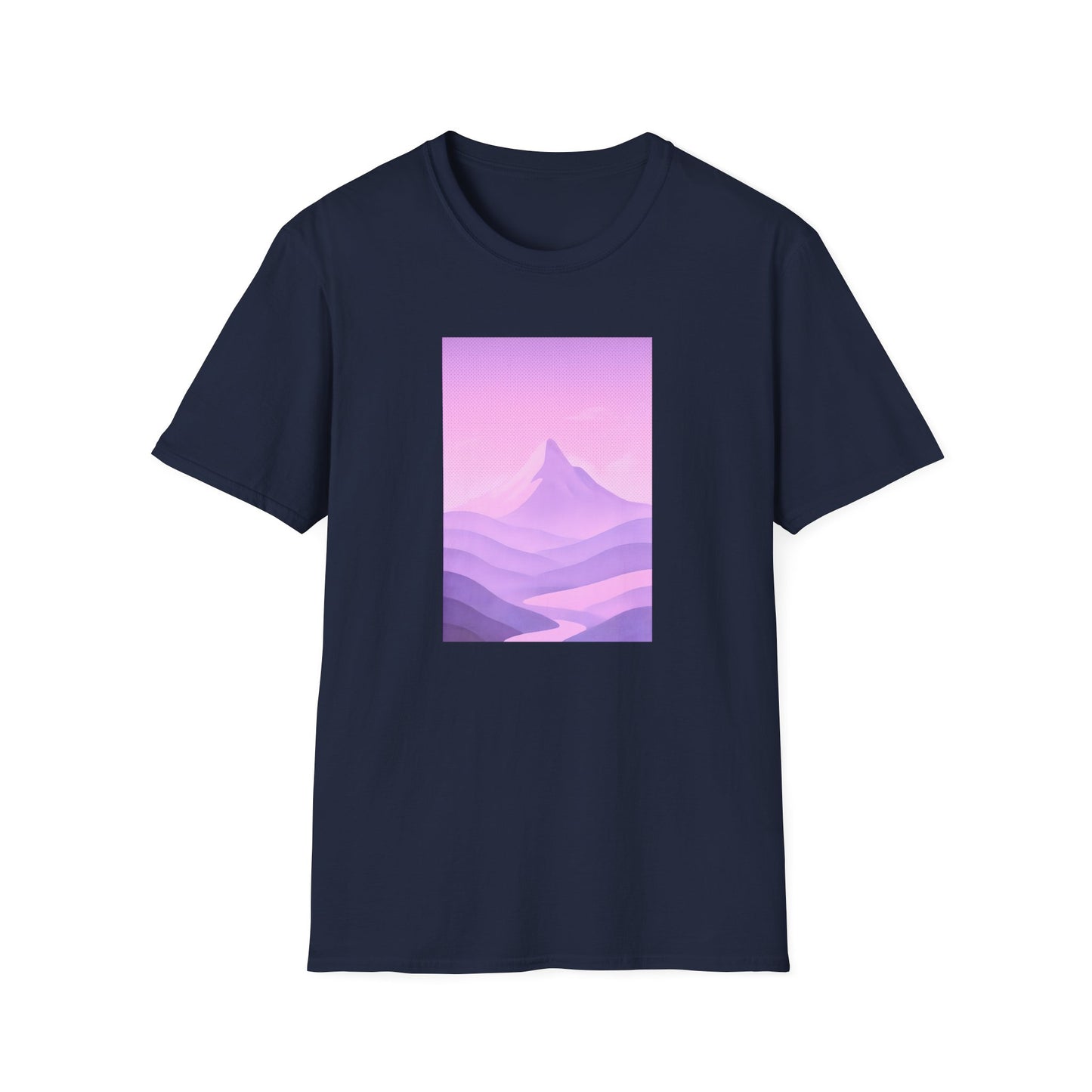 Layered Valley Violets Landscape T-shirt