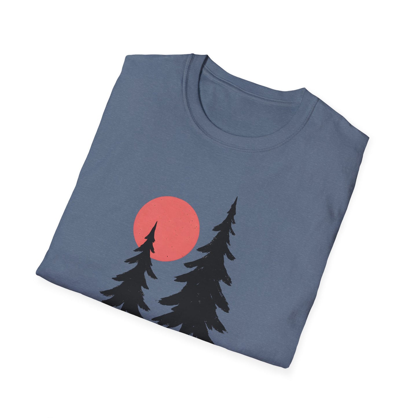 Serene Pines Under Sunset T-shirt