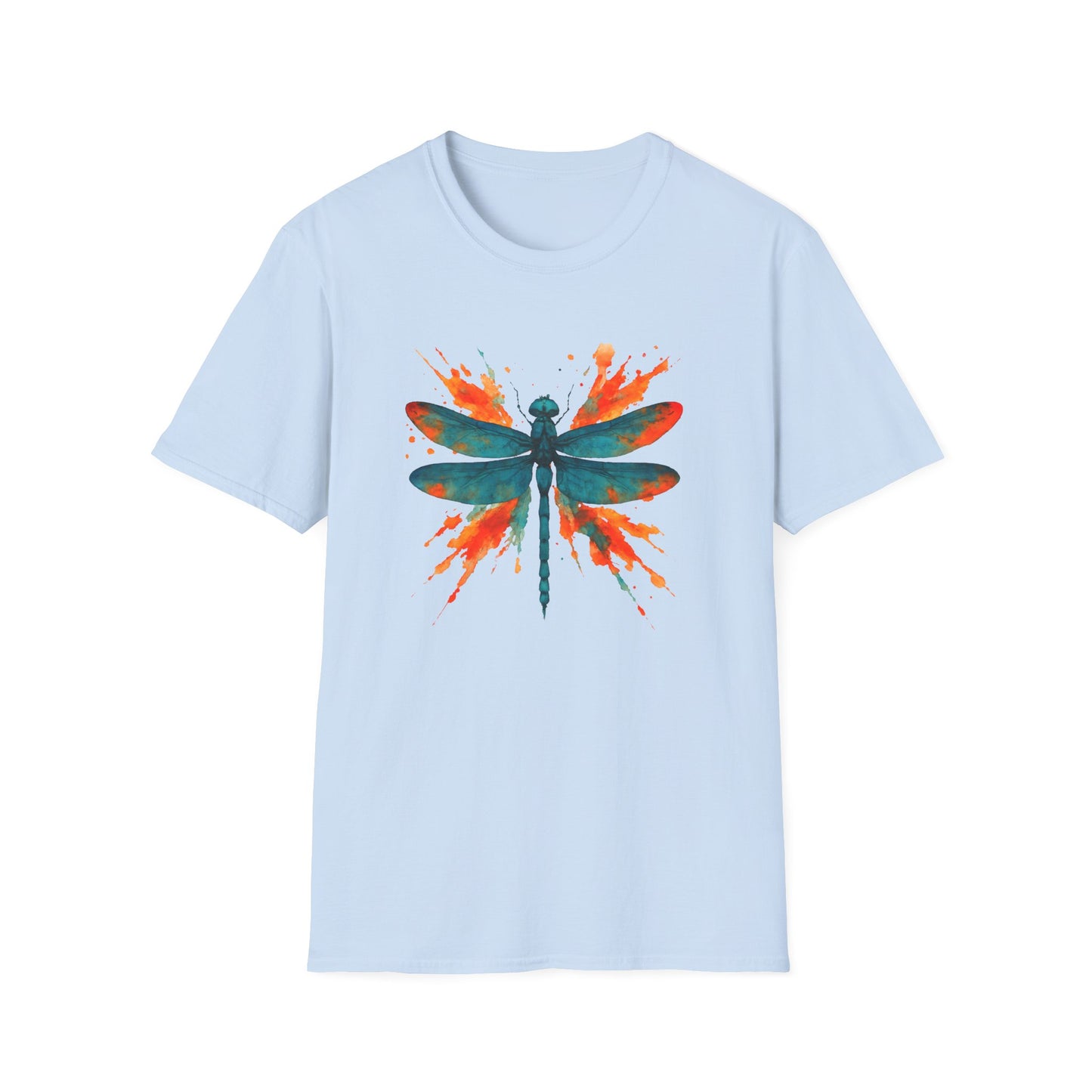 Dragonfly Red Splash T-shirt