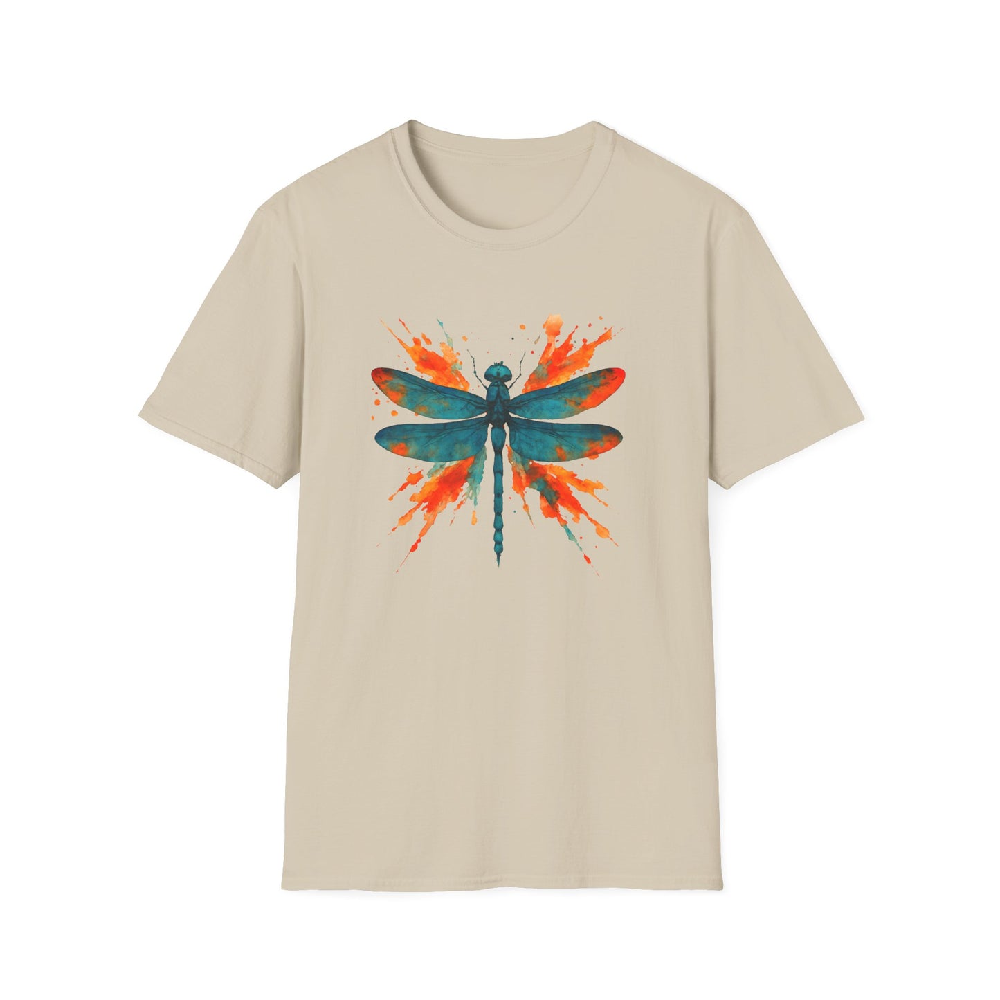 Dragonfly Red Splash T-shirt