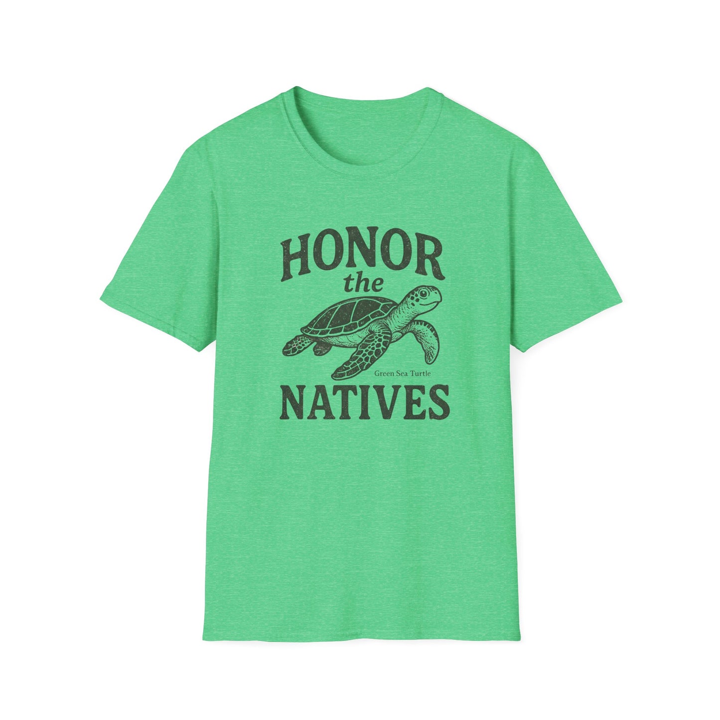 Honor The Natives Green Sea Turtle