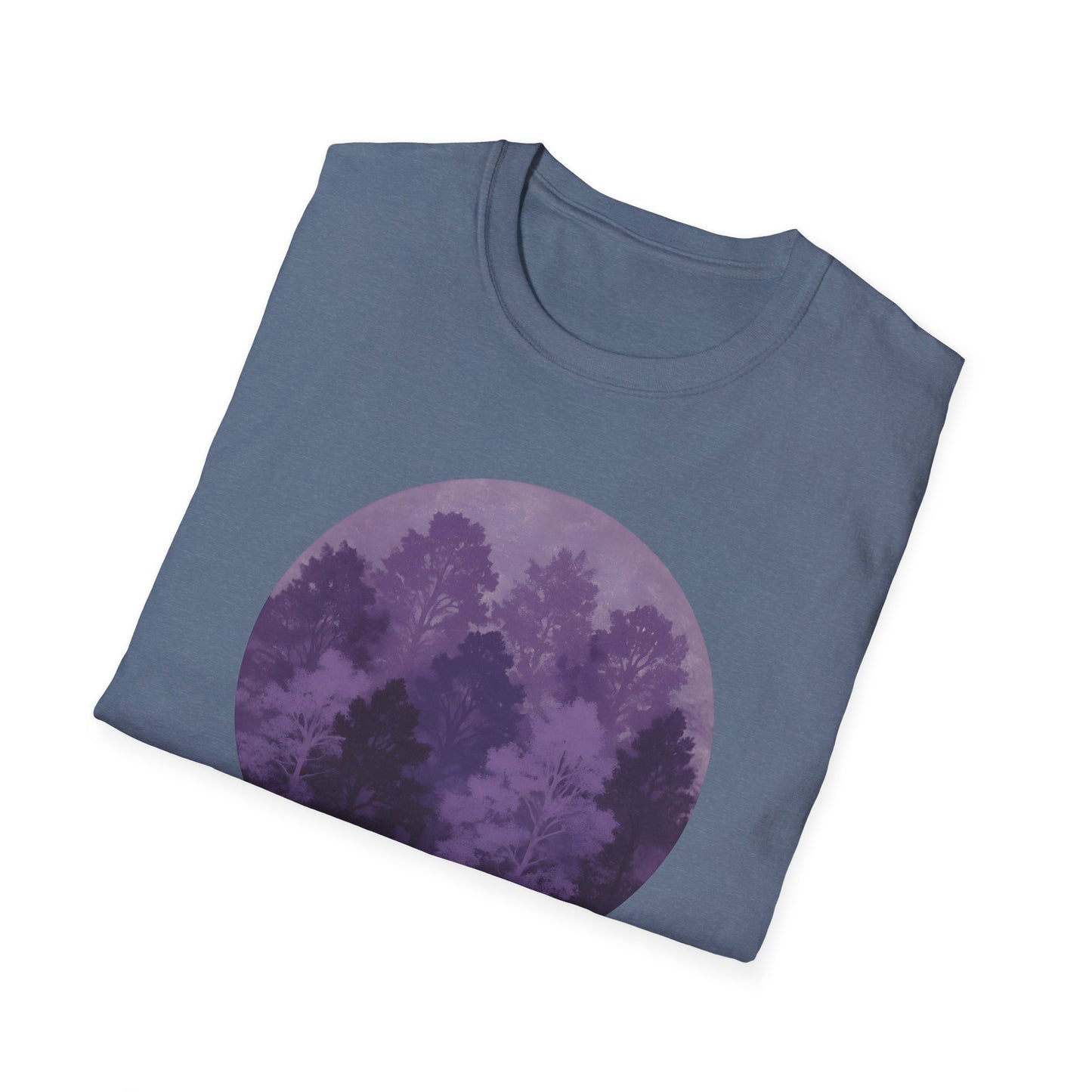 Purple Forest Oil Painting T-shirt