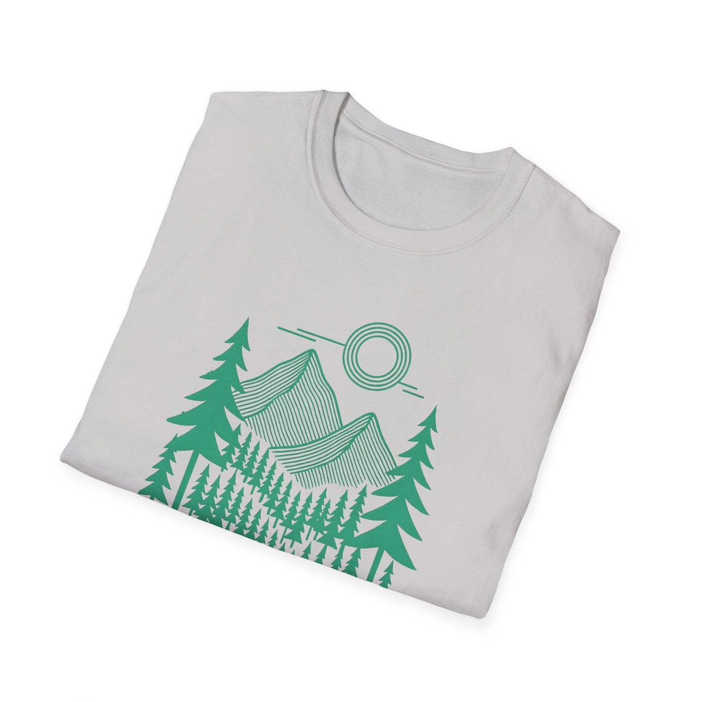 Geometrical Landscape Teal