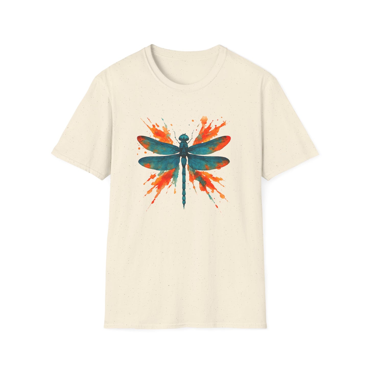 Dragonfly Red Splash T-shirt