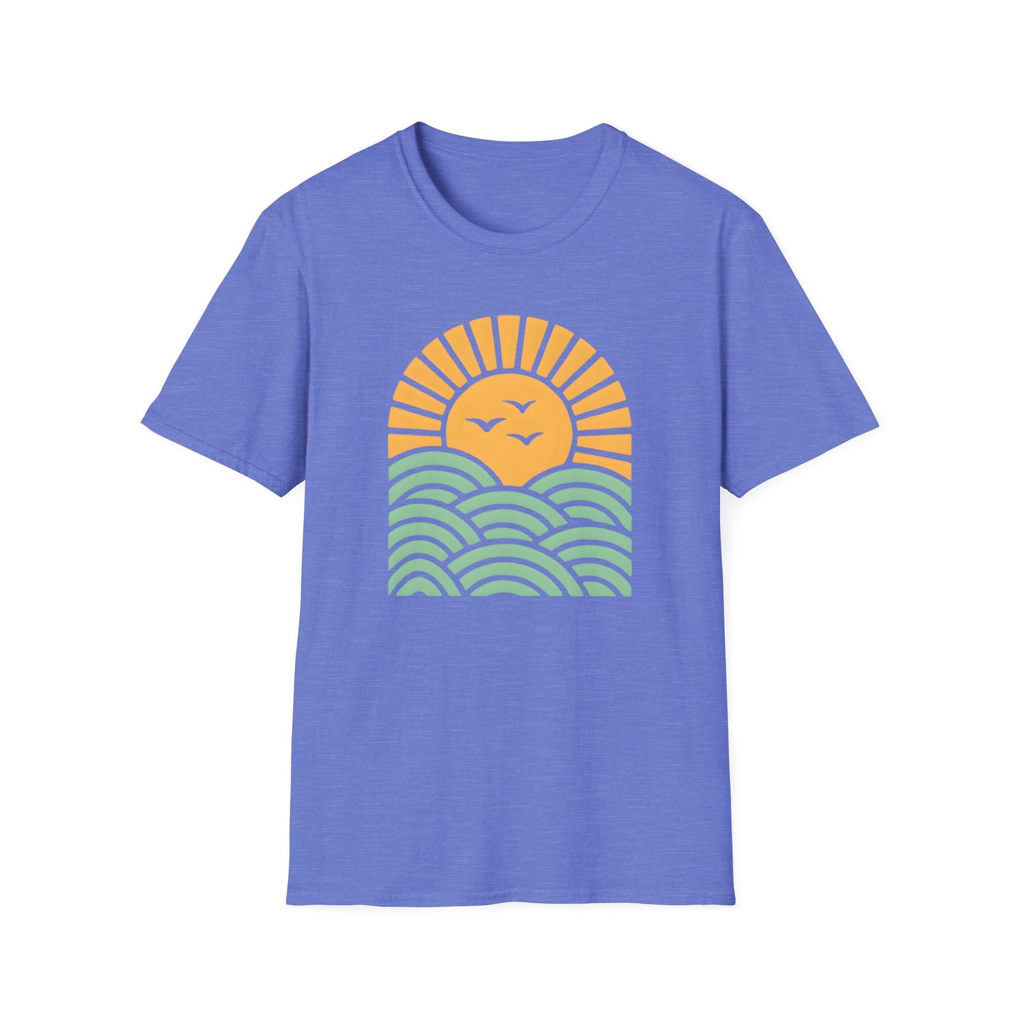 Sunrise Over Serene Waves T-shirt