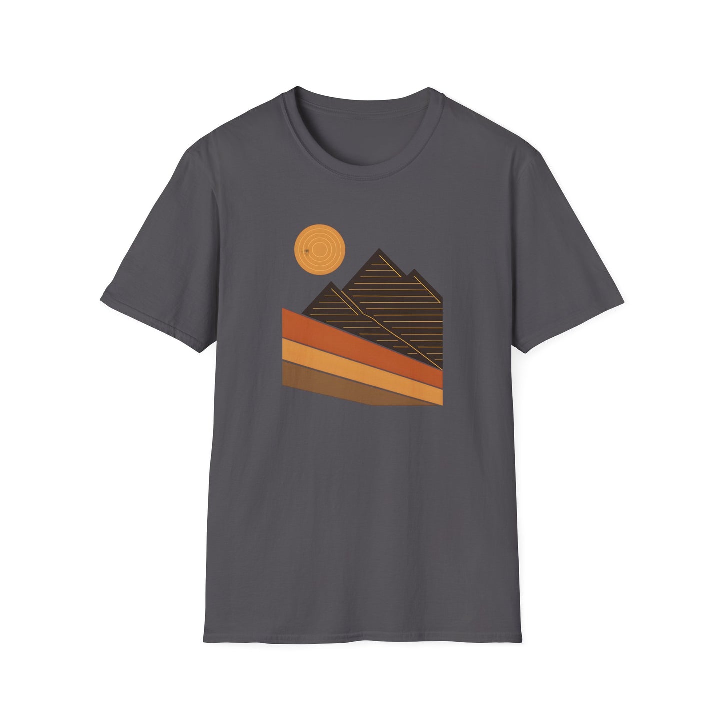 Geometric And Topographic Landscape T-shirt