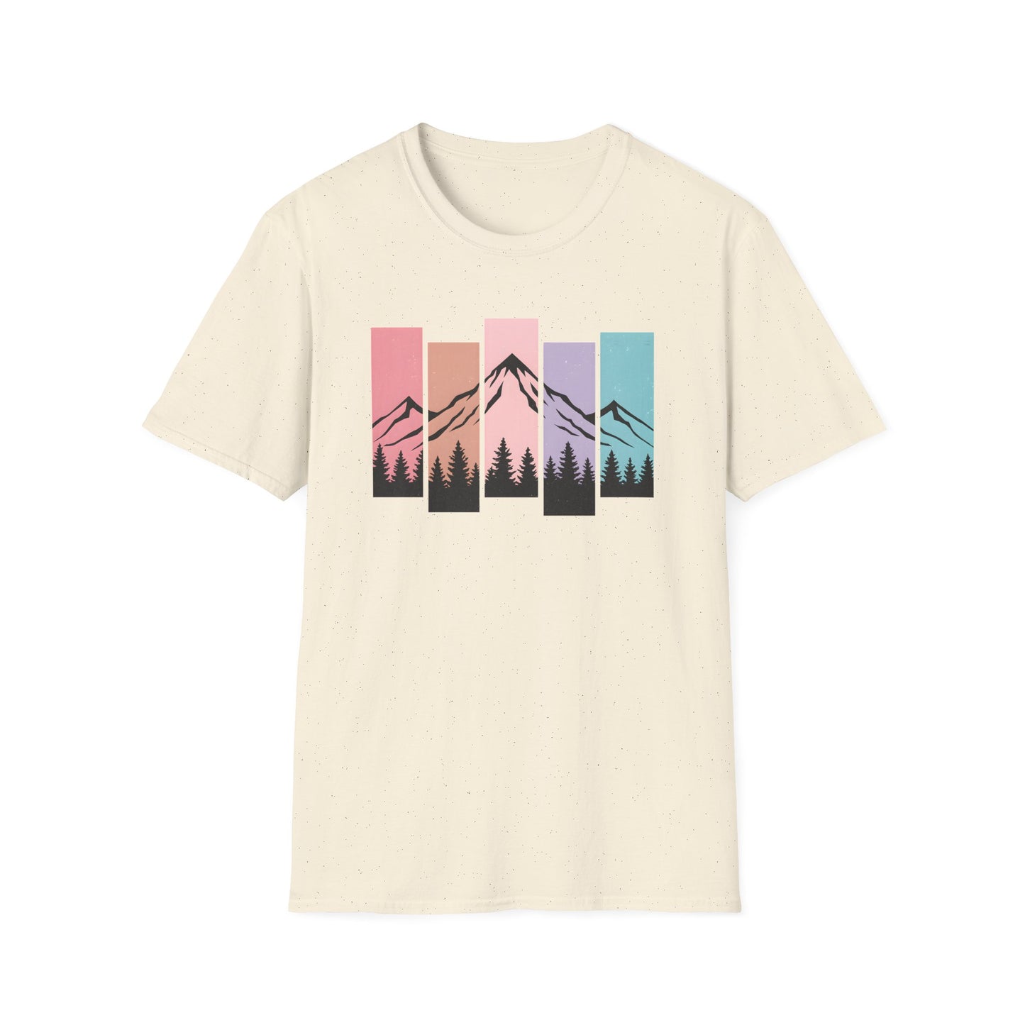 Retro Sunset Vertical Pastels T-shirt
