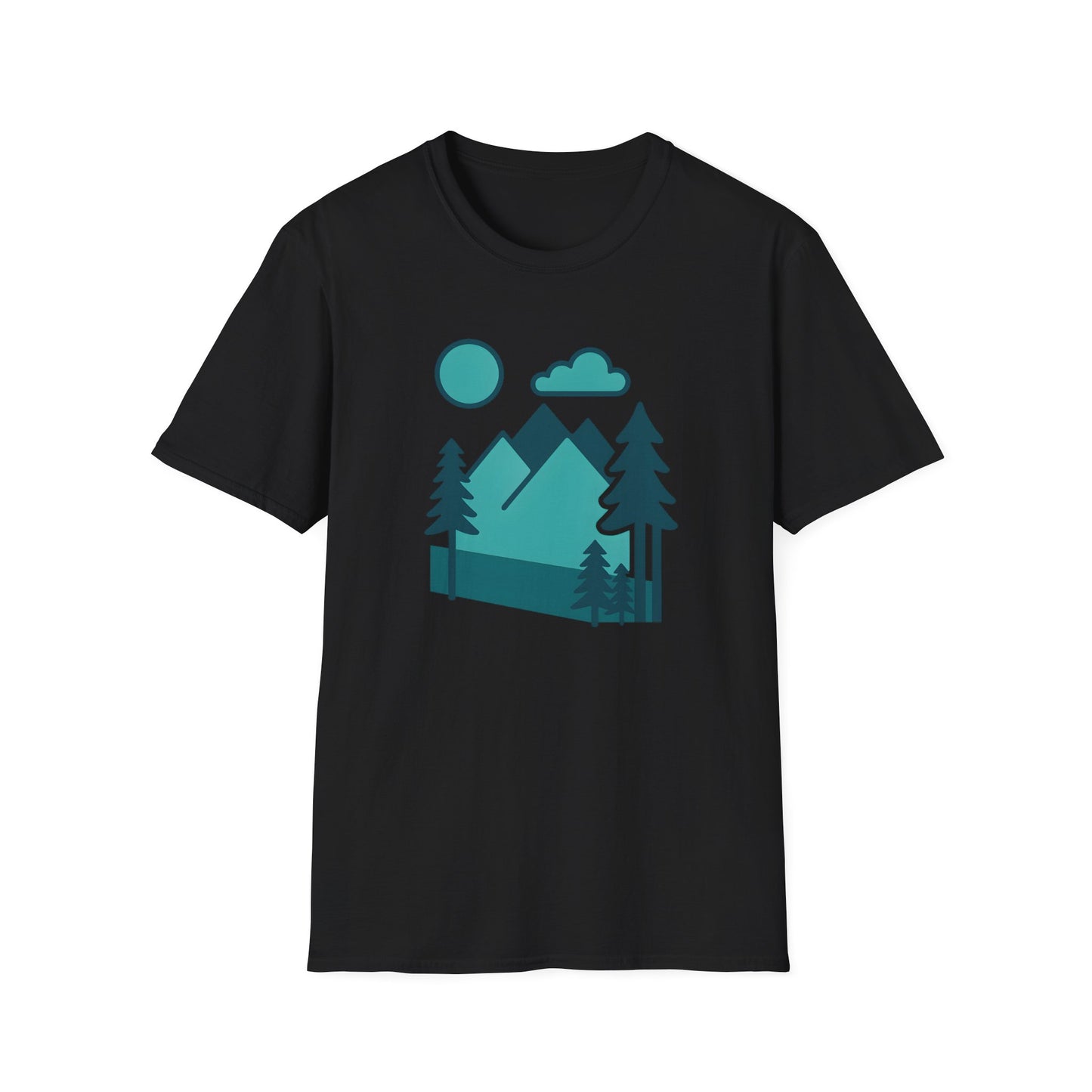 Minimalist Mountain Landscape T-shirt