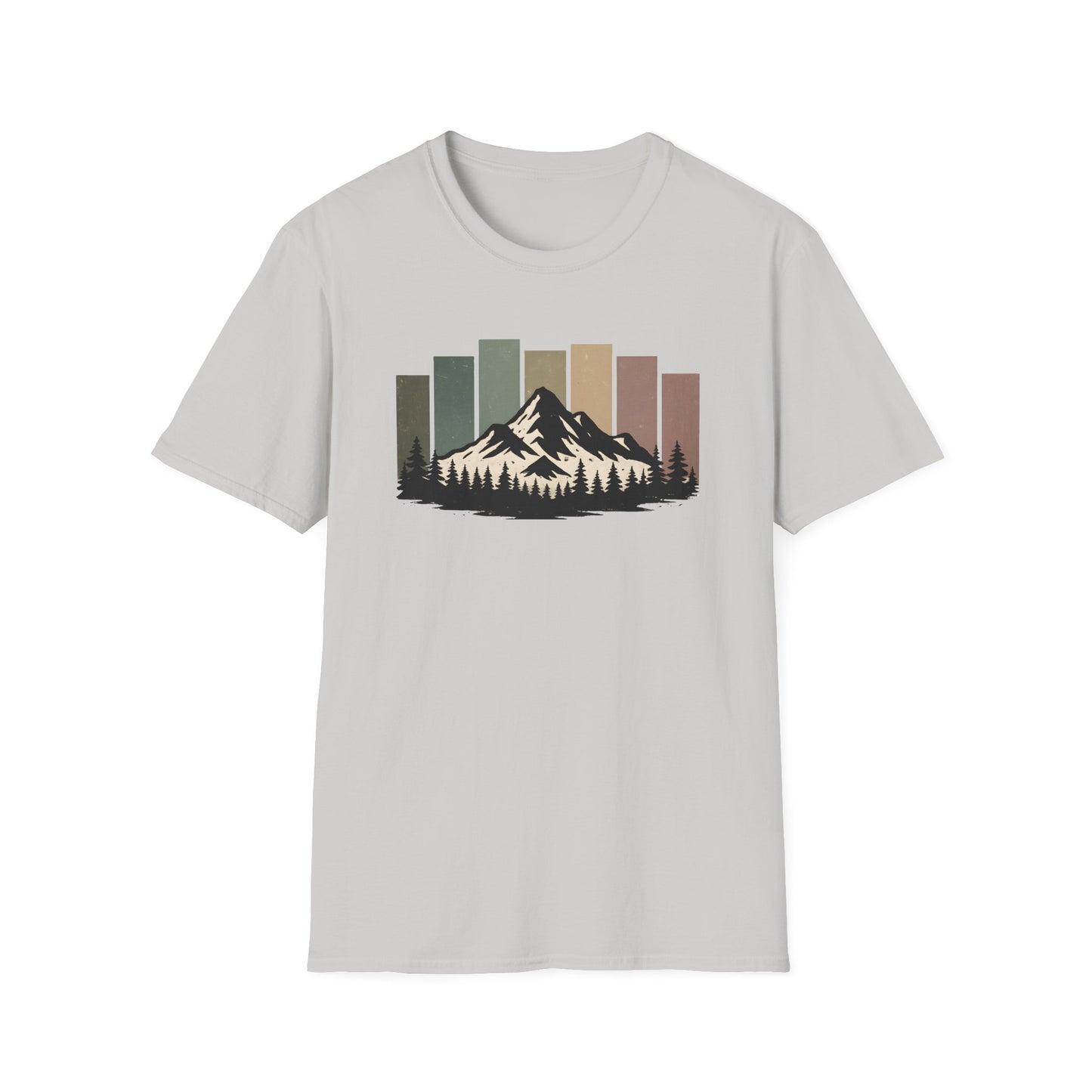 Mountain Peak Earth Tones T-shirt
