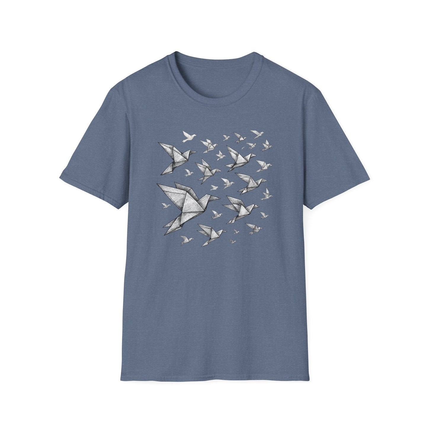 Origami Birds In Flight