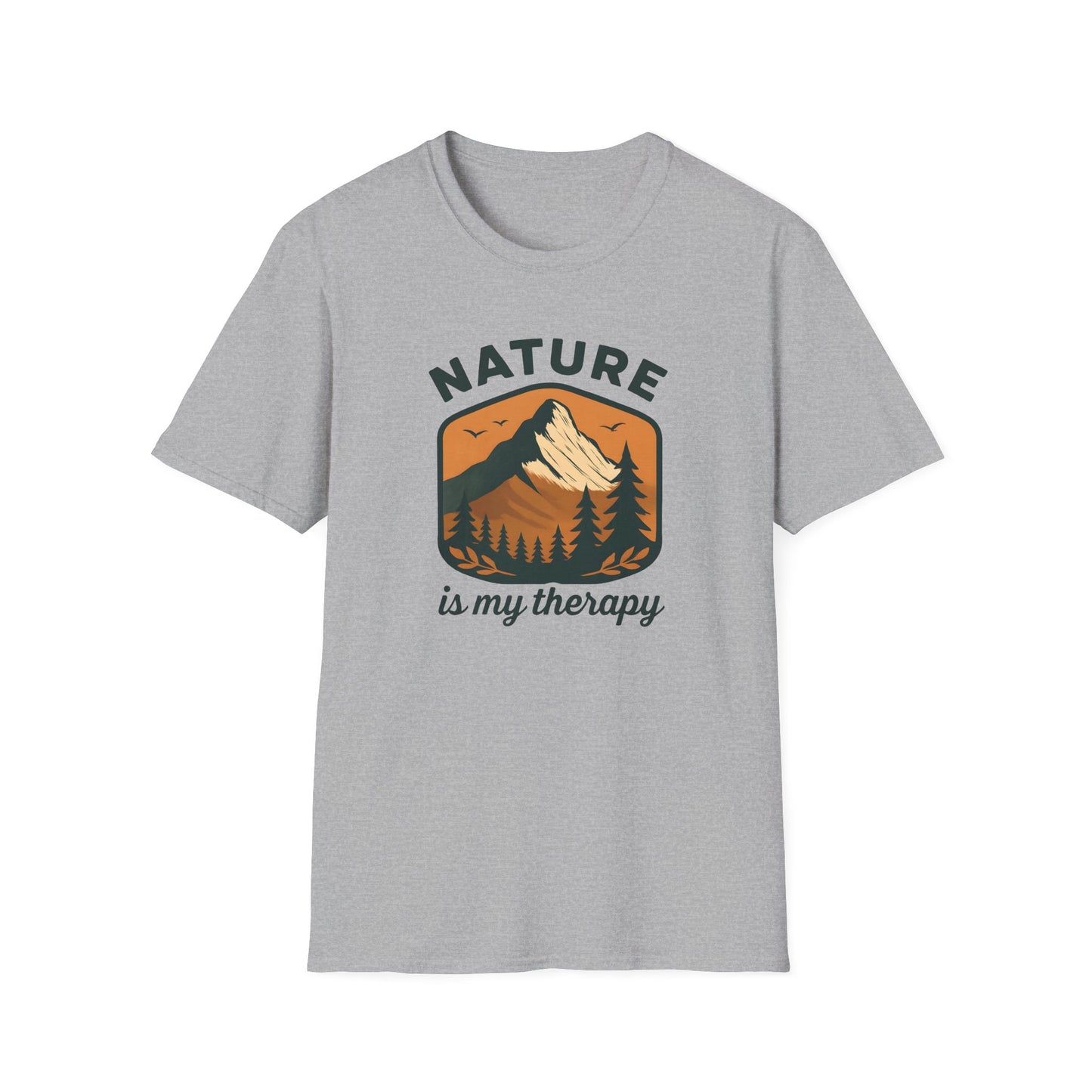 Nature Is My Therapy Landscape T-shirt