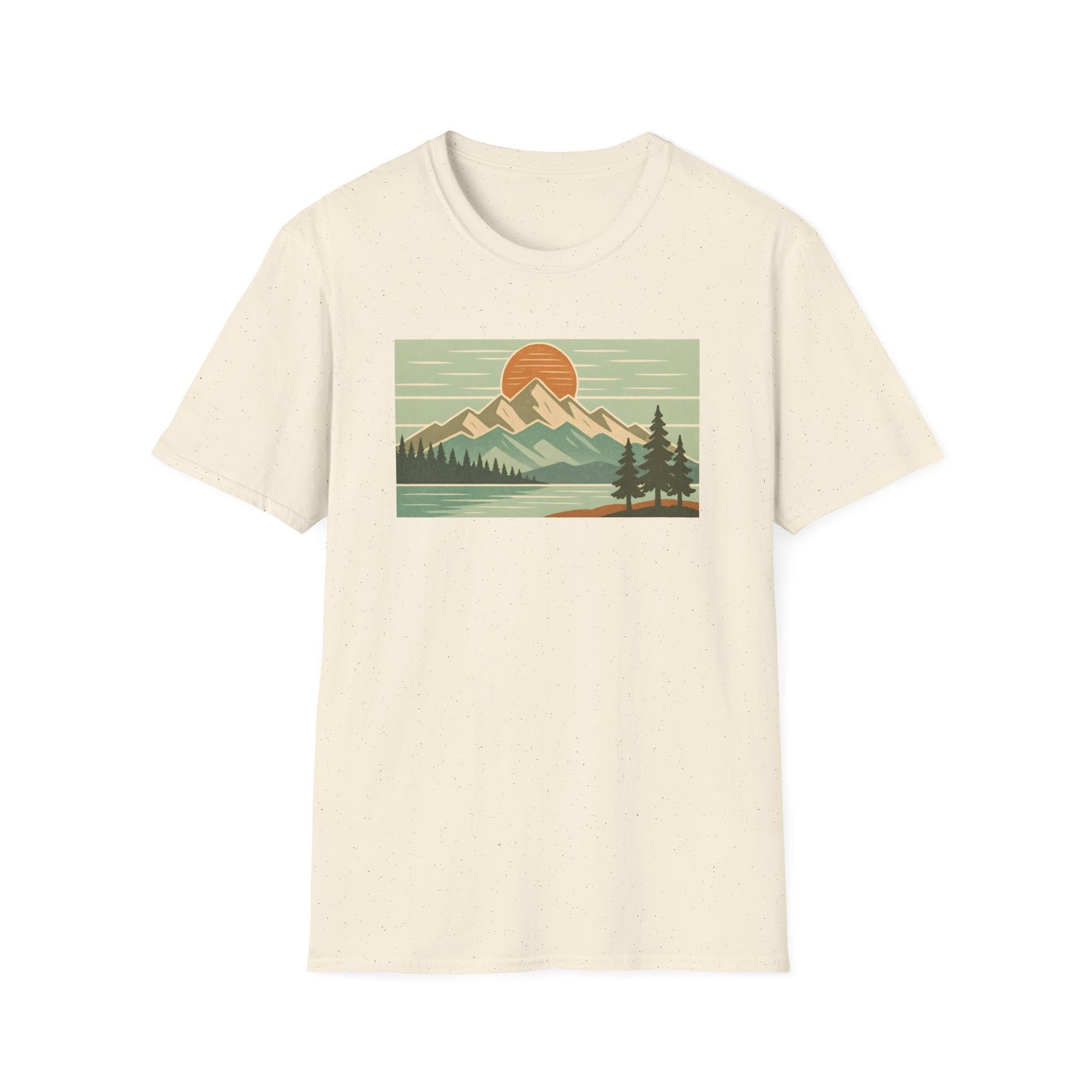 Retro Midday Mountain Peak T-shirt
