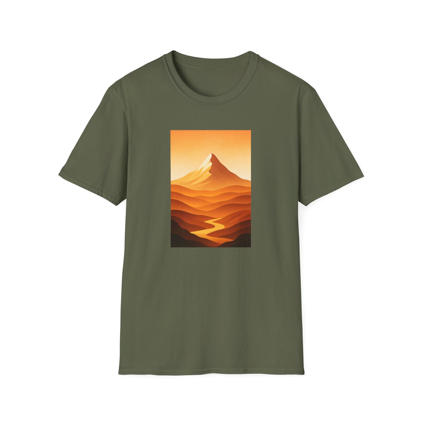 Layered Valley Oranges Landscape T-shirt