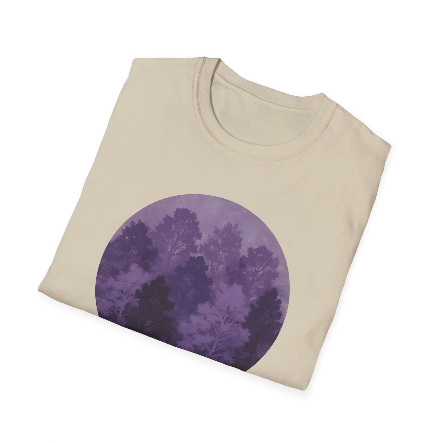 Purple Forest Oil Painting T-shirt