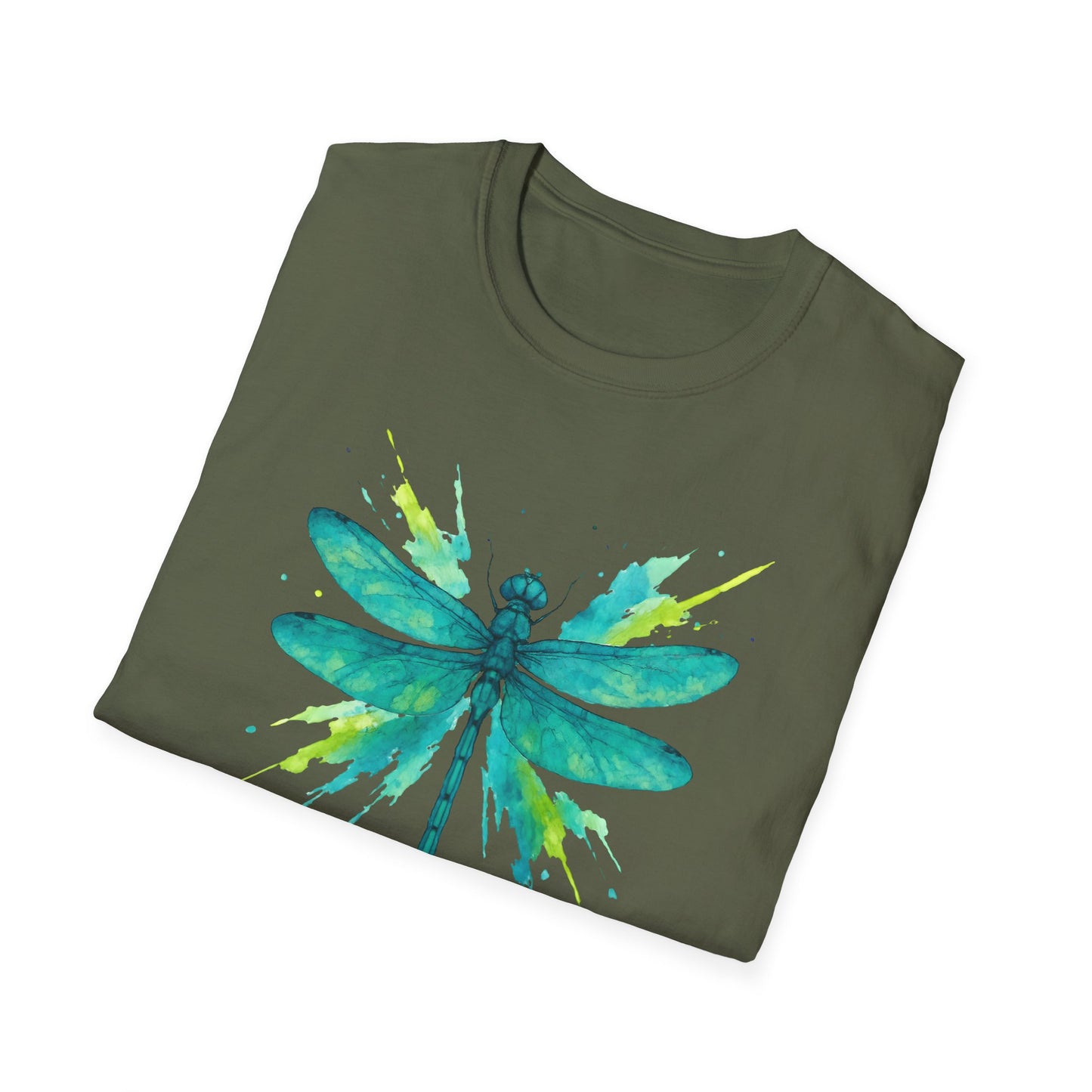 Dragonfly Teal Splash