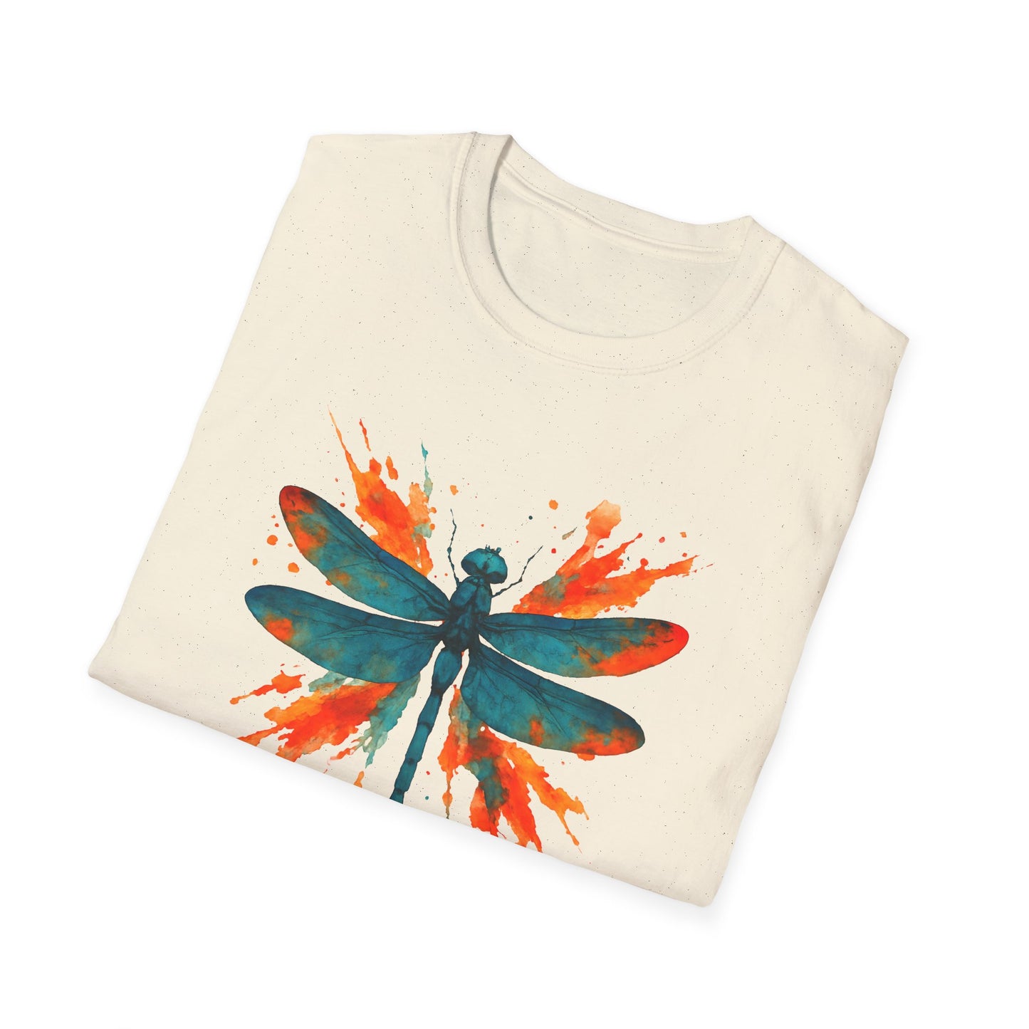 Dragonfly Red Splash T-shirt
