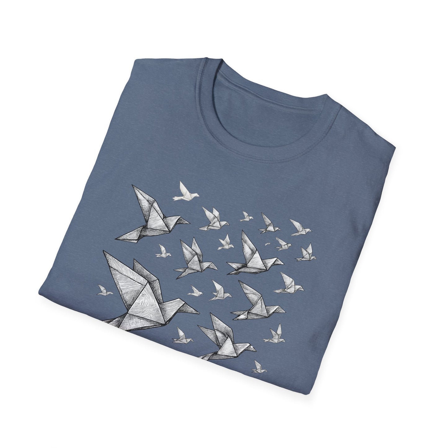 Origami Birds In Flight