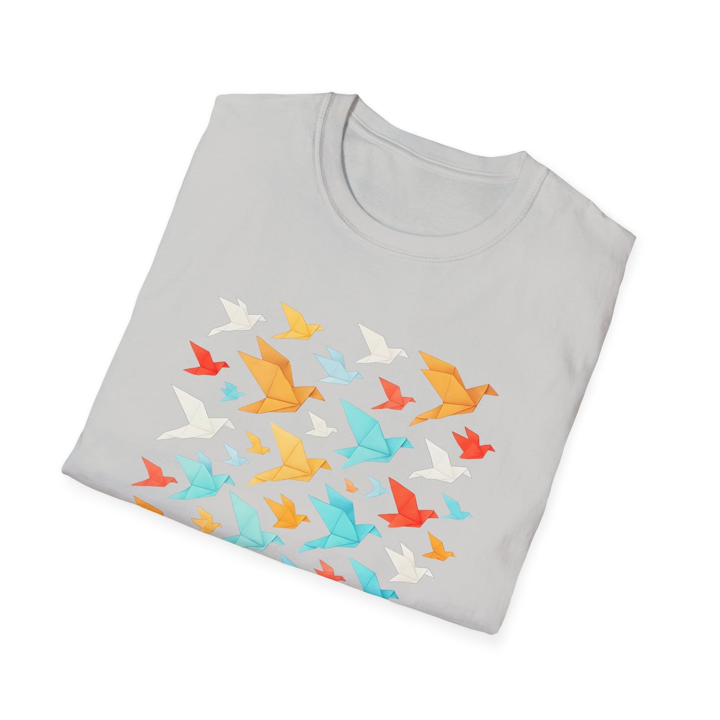 Origami Flock Of Birds T-shirt