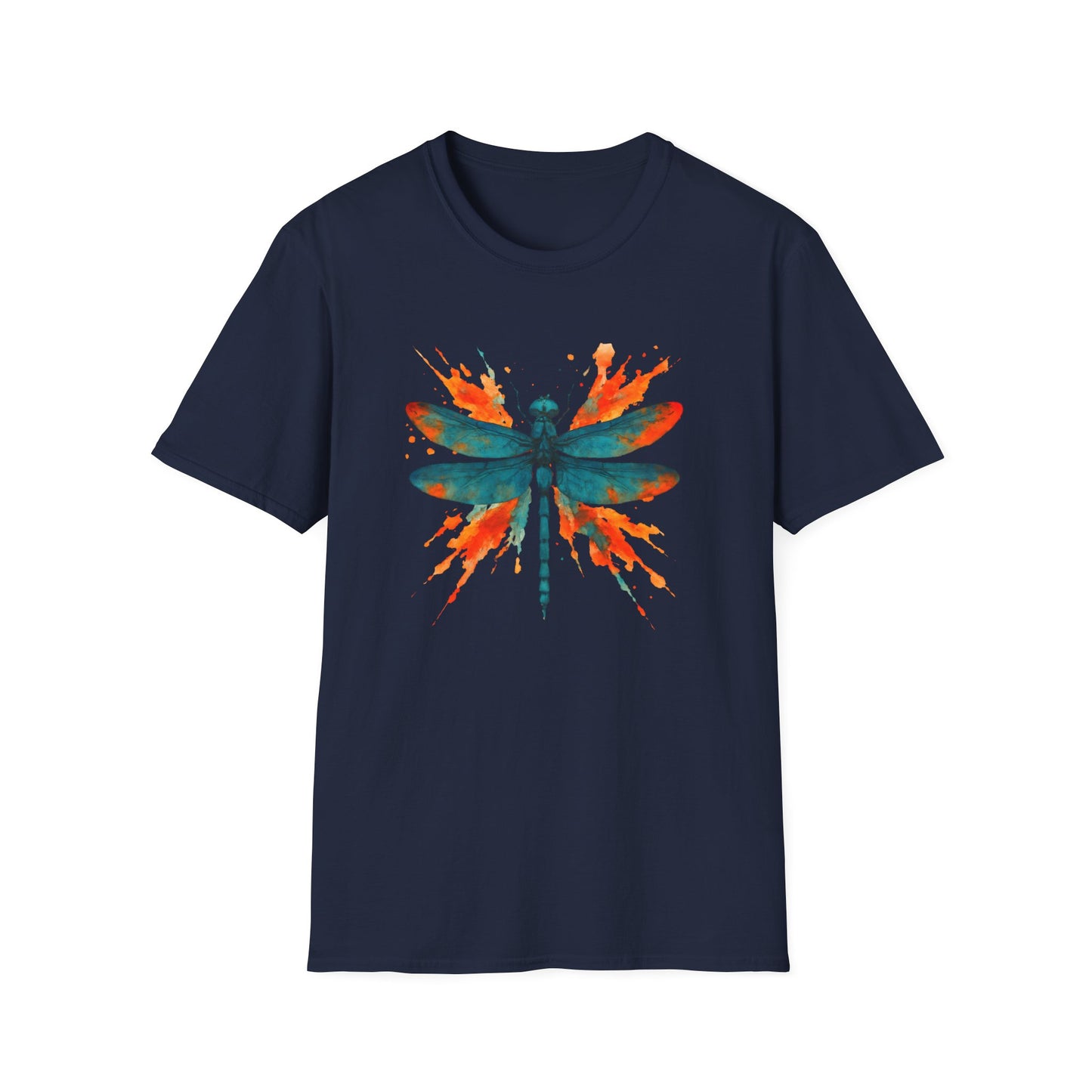 Dragonfly Red Splash T-shirt