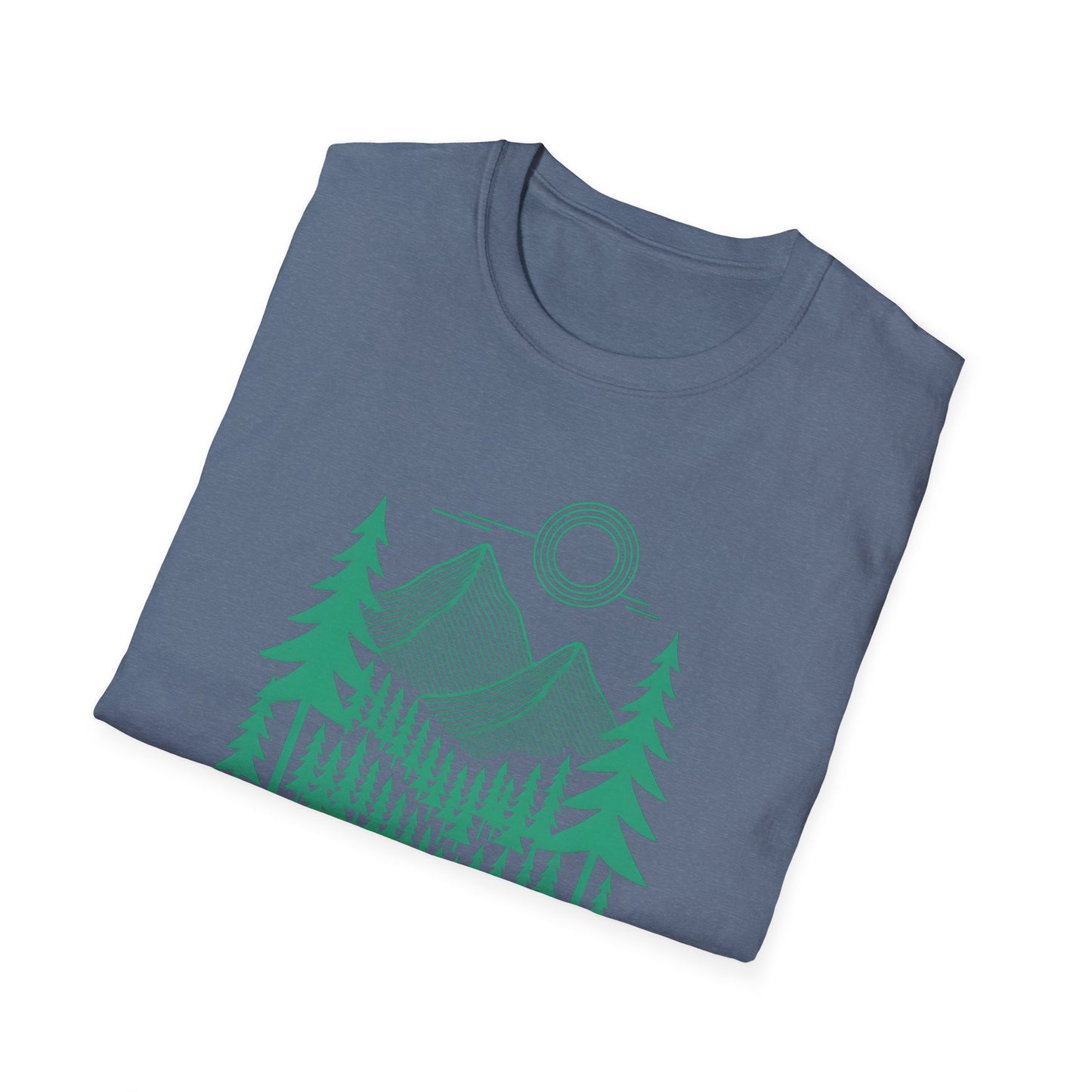 Geometrical Landscape Teal