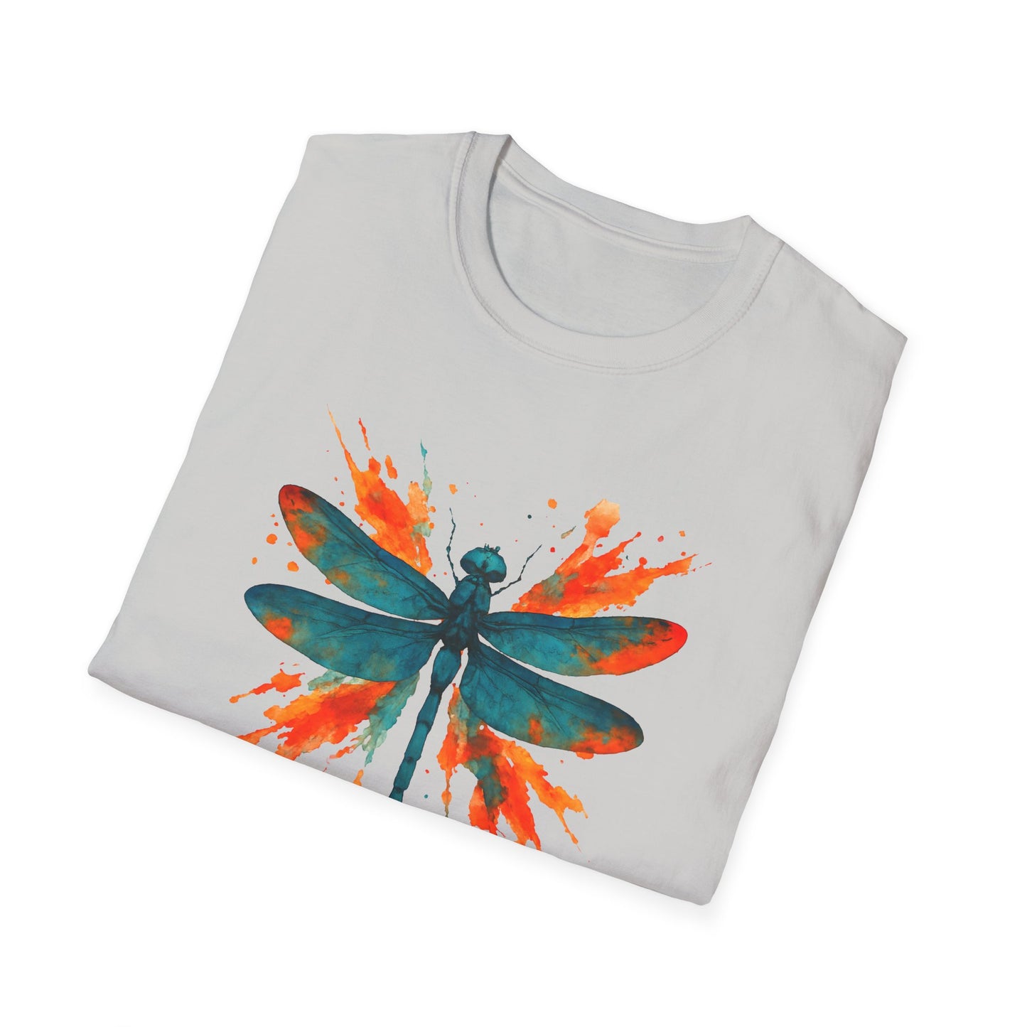 Dragonfly Red Splash T-shirt