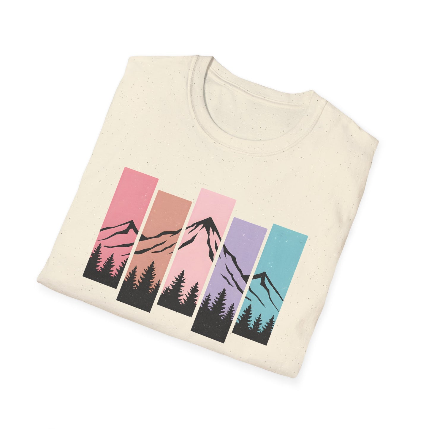 Retro Sunset Vertical Pastels T-shirt