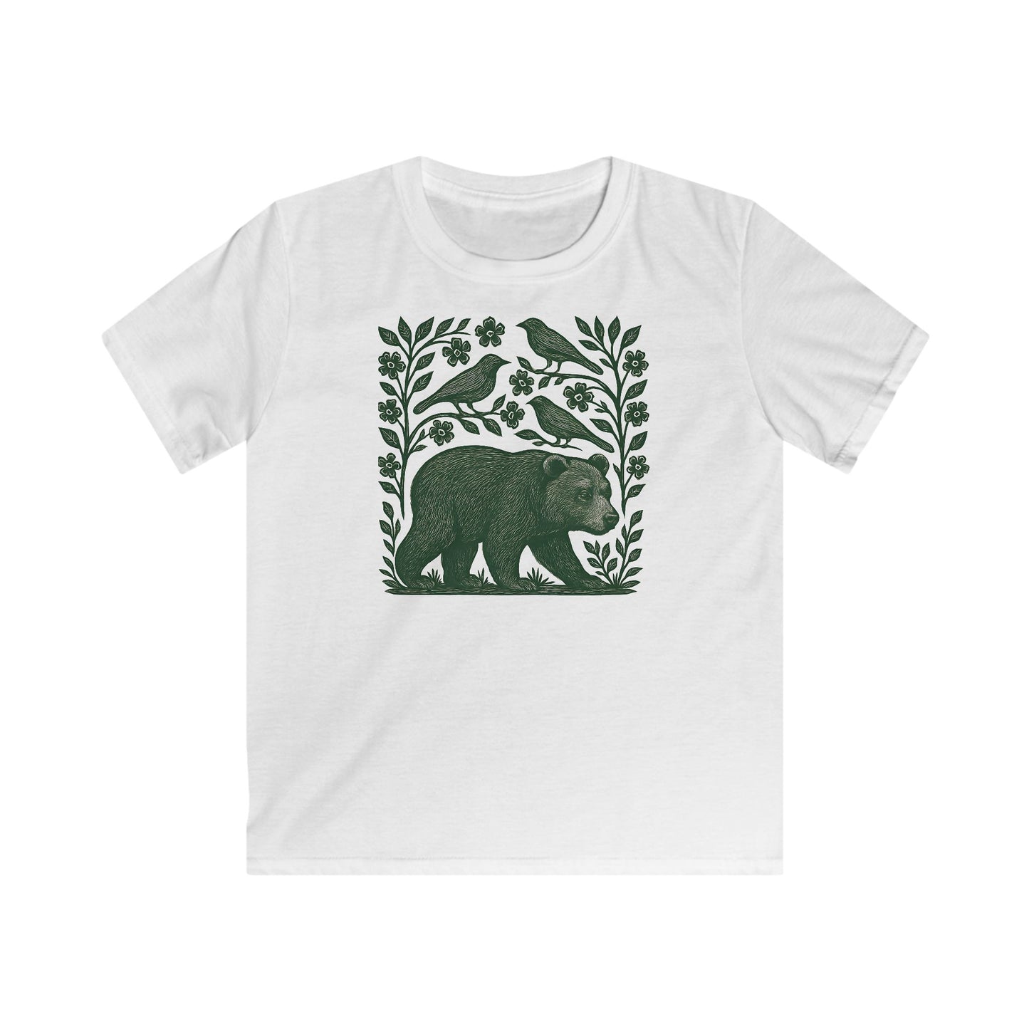 Children's Forest Bear And FriendsT-shirt