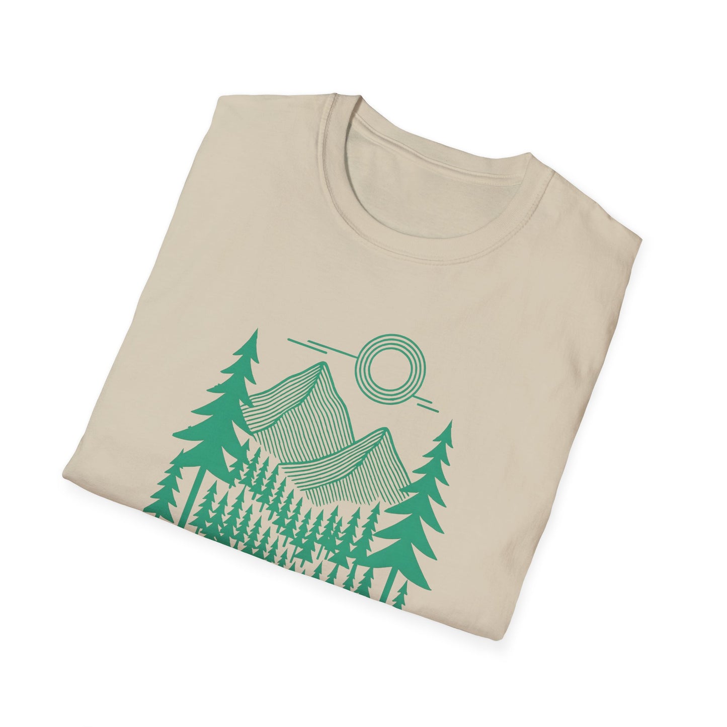 Geometrical Landscape Teal