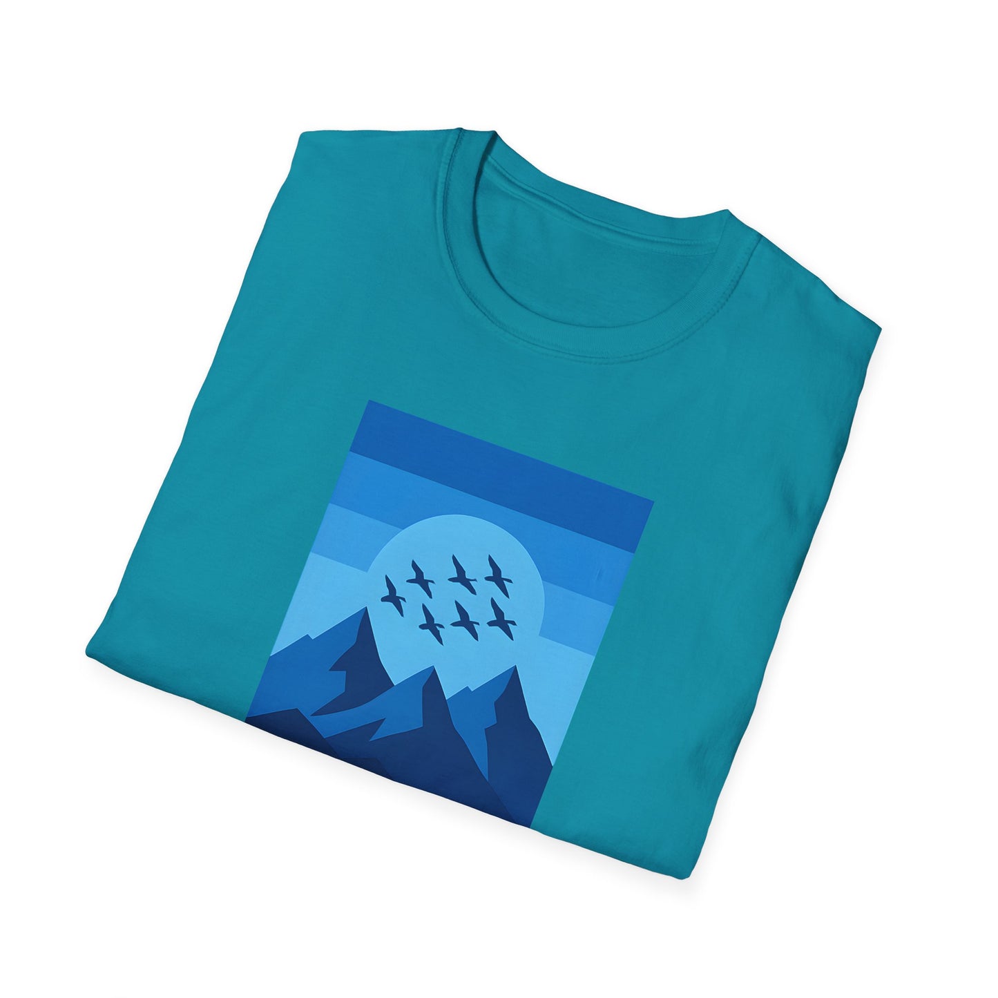 Blue Mountain Flight Silhouette T-shirt