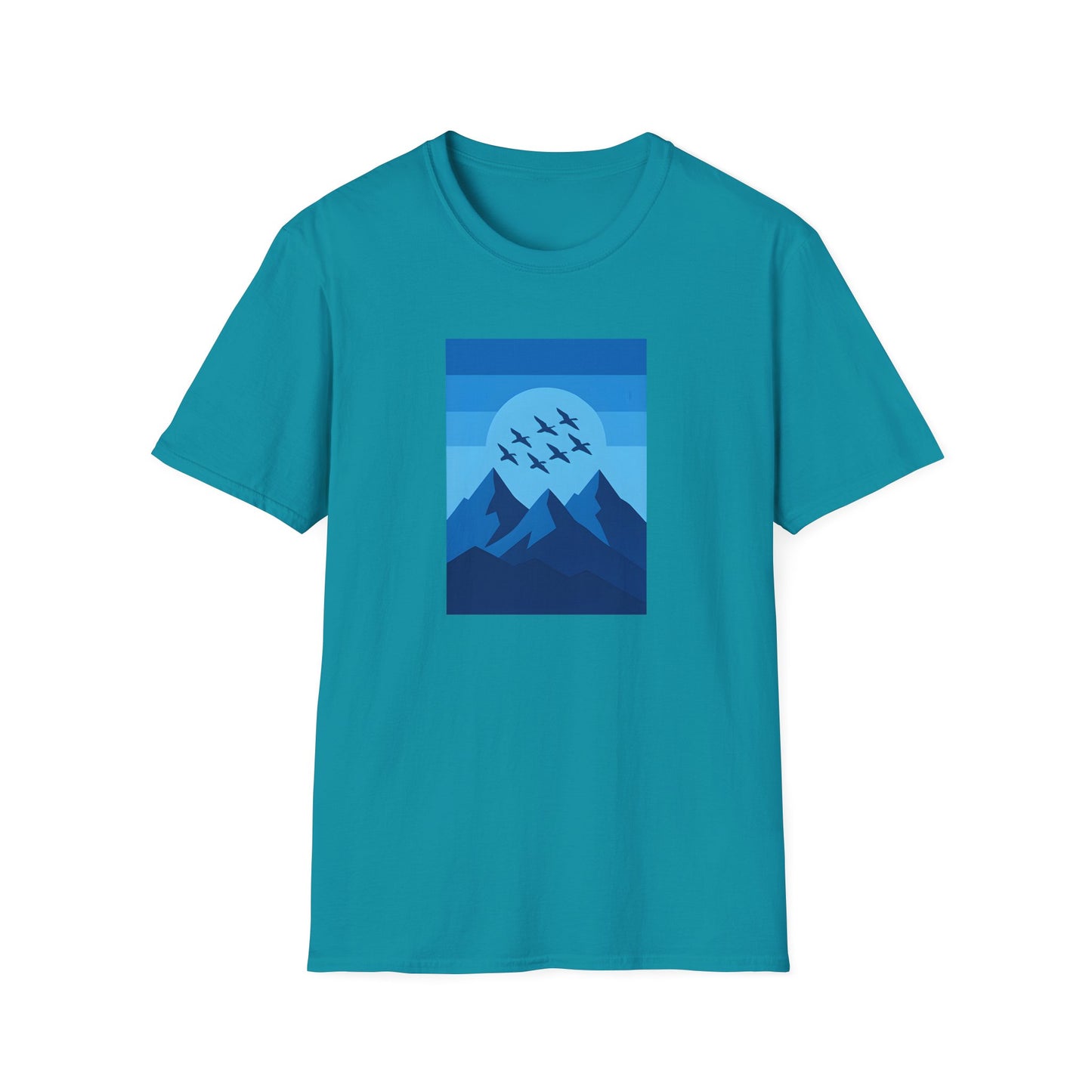 Blue Mountain Flight Silhouette T-shirt