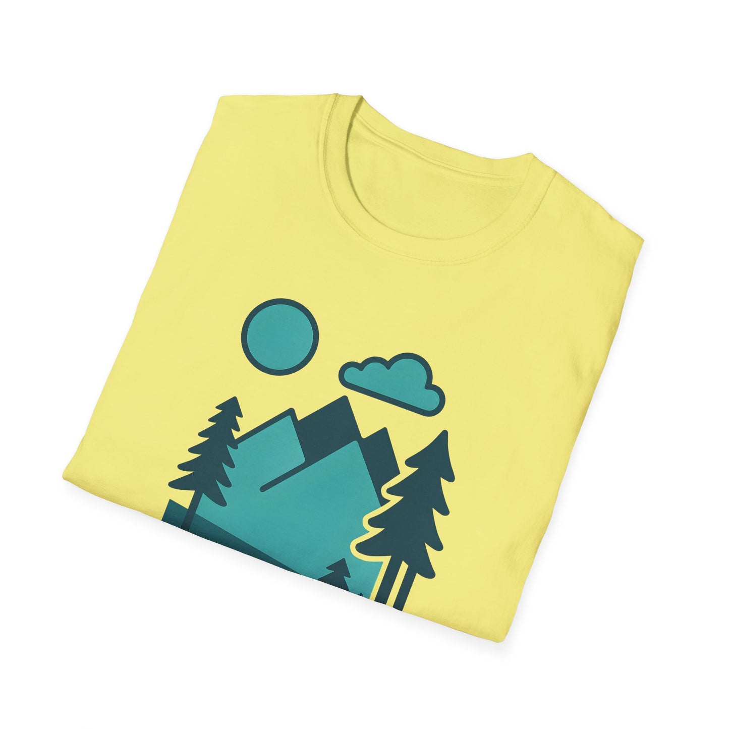 Minimalist Mountain Landscape T-shirt