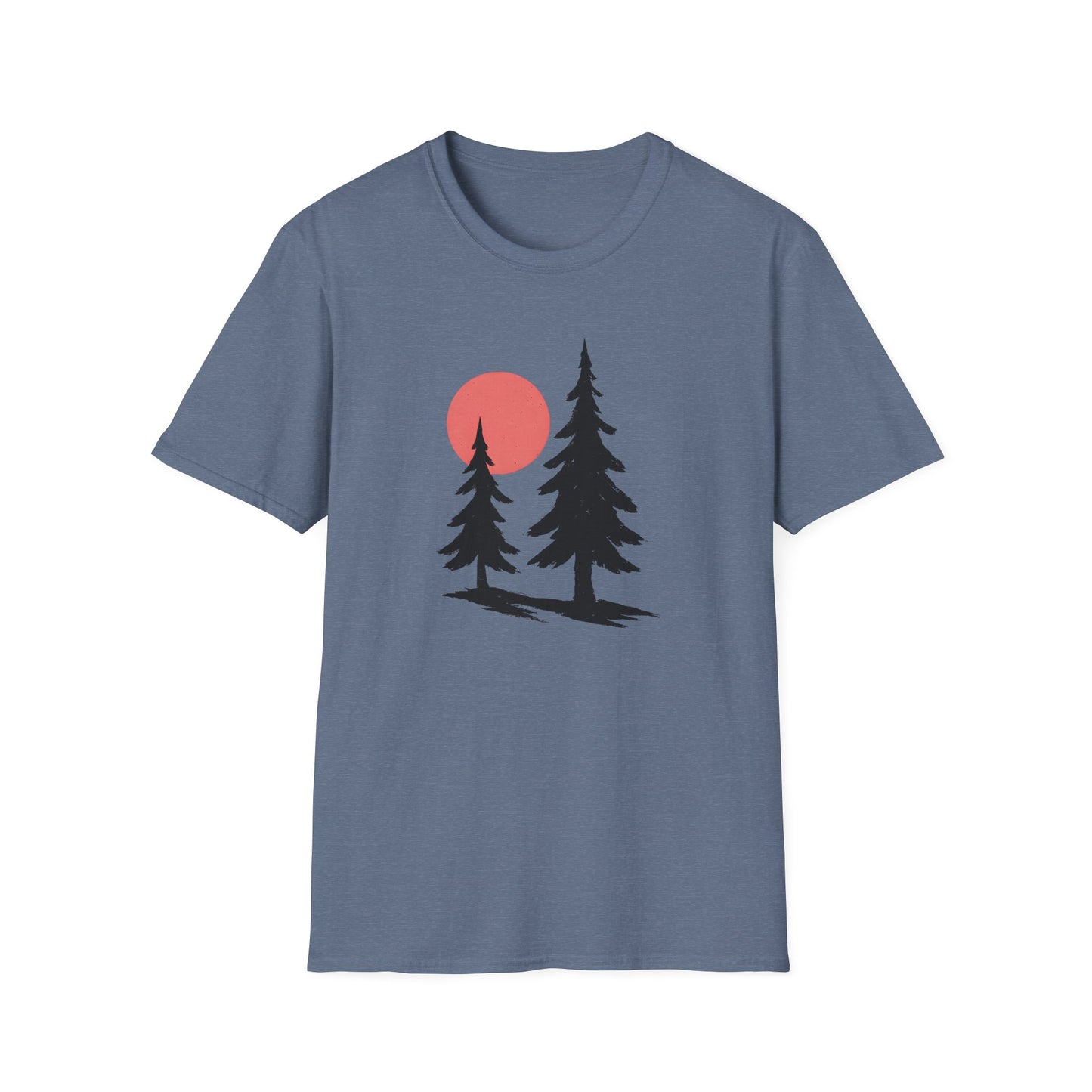 Serene Pines Under Sunset T-shirt