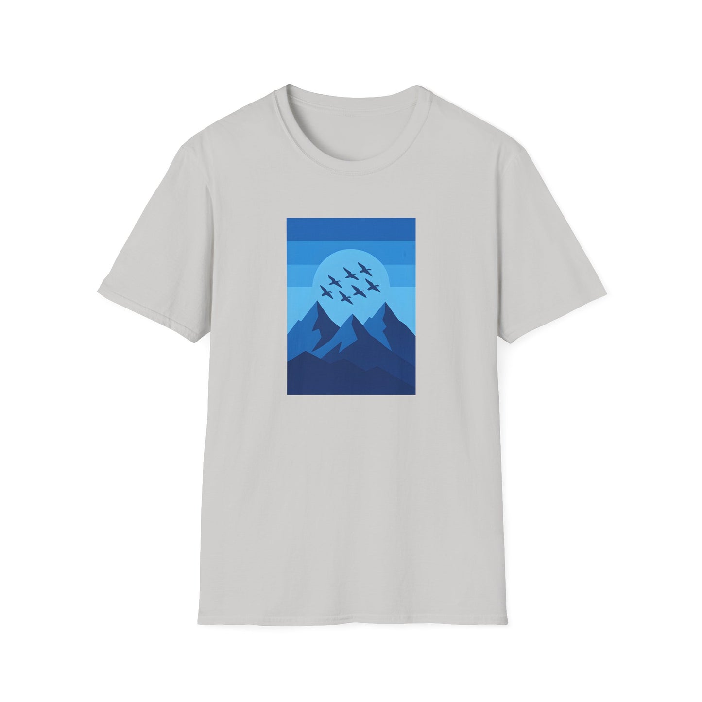 Blue Mountain Flight Silhouette T-shirt