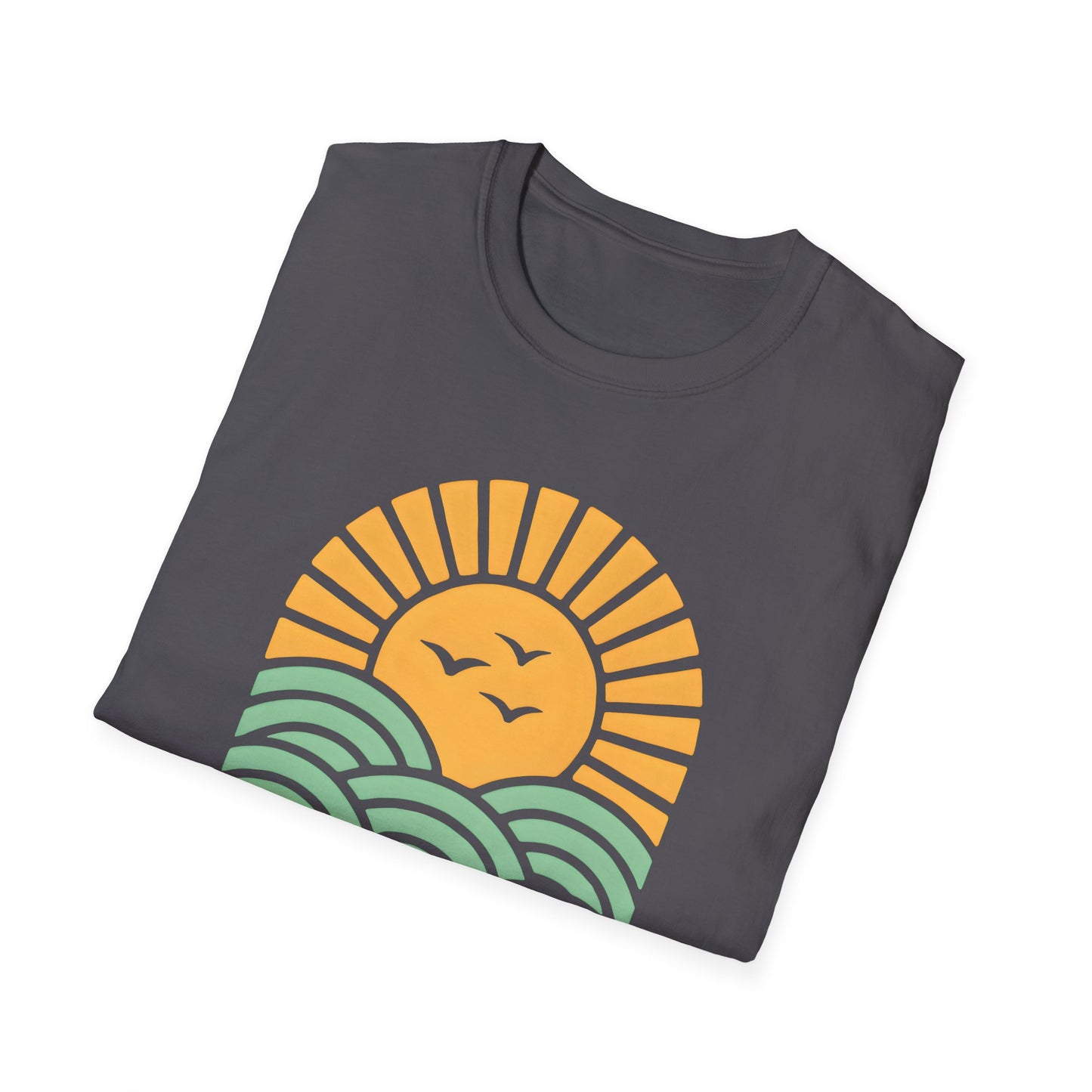 Sunrise Over Serene Waves T-shirt