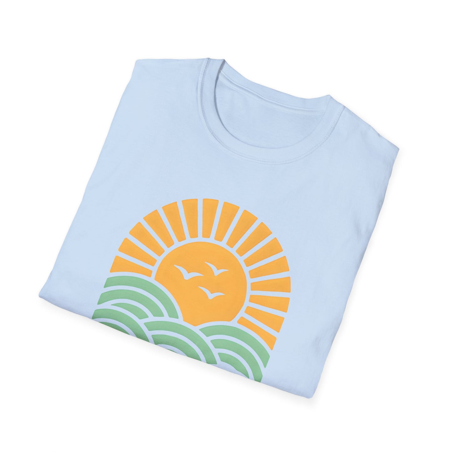 Sunrise Over Serene Waves T-shirt