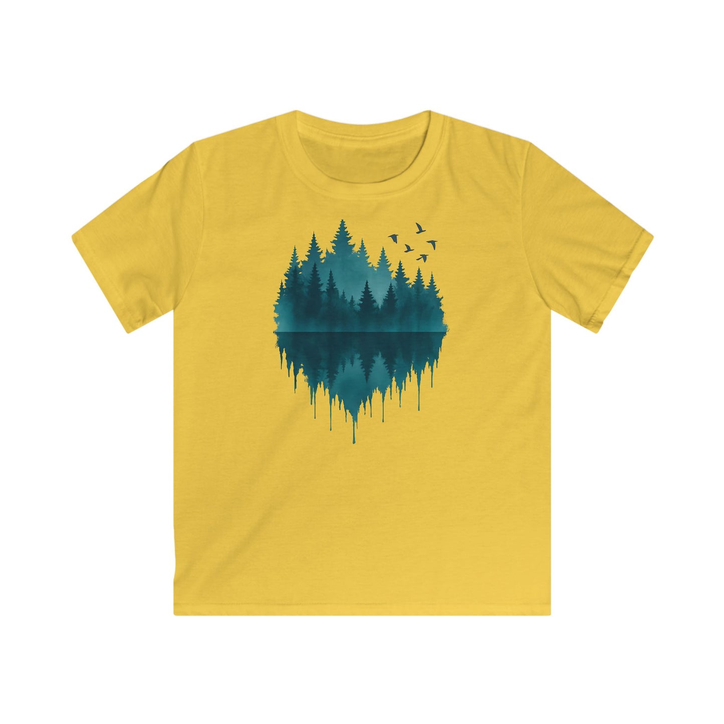 Children's Ink Drip Forest T-shirt
