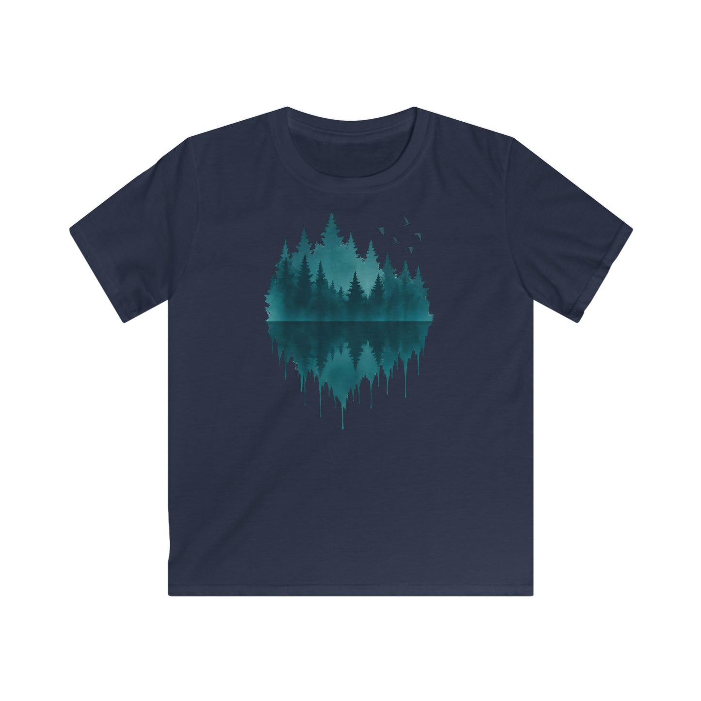 Children's Ink Drip Forest T-shirt