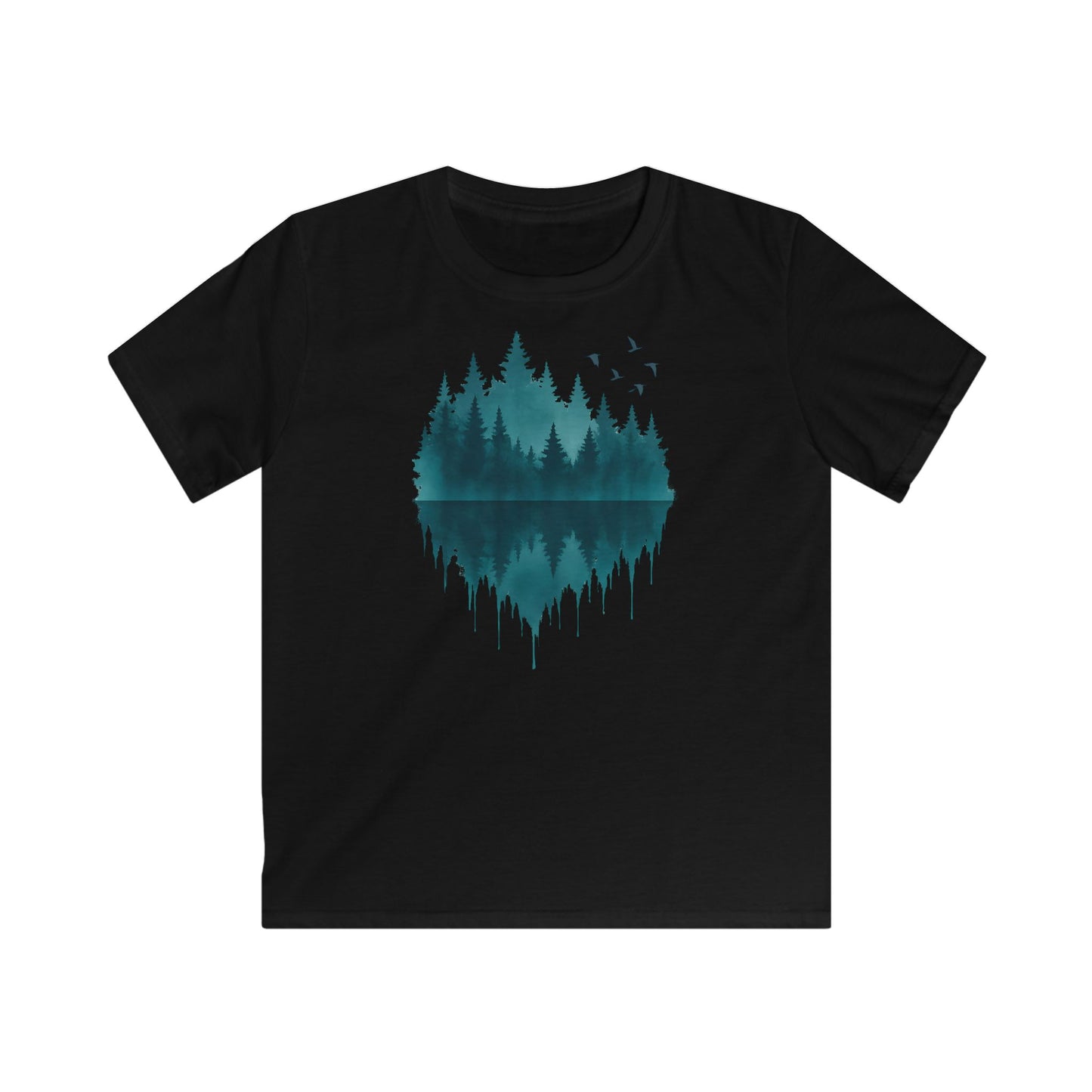 Children's Ink Drip Forest T-shirt