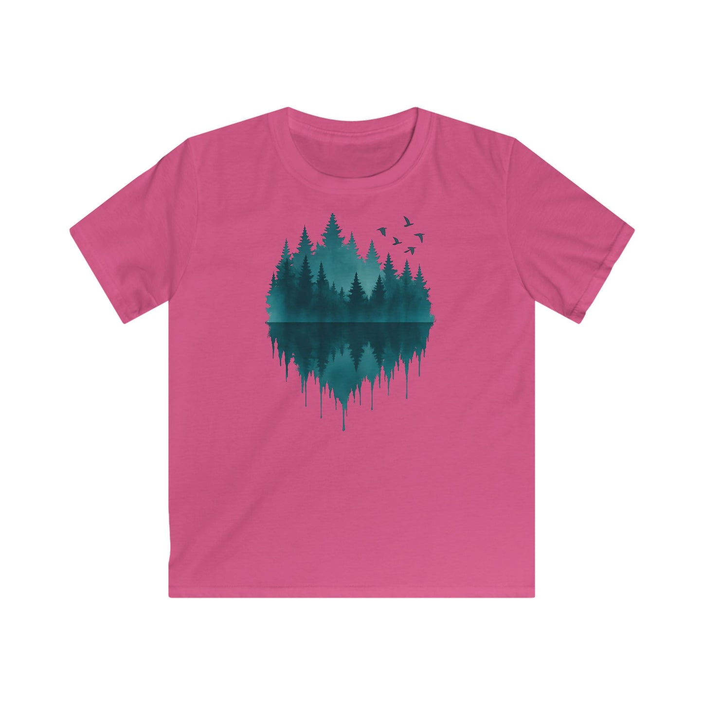 Children's Ink Drip Forest T-shirt