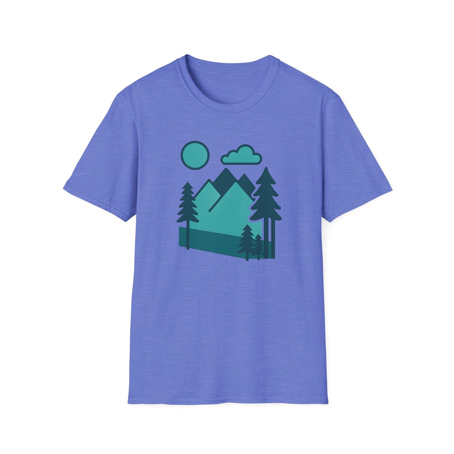 Minimalist Mountain Landscape T-shirt