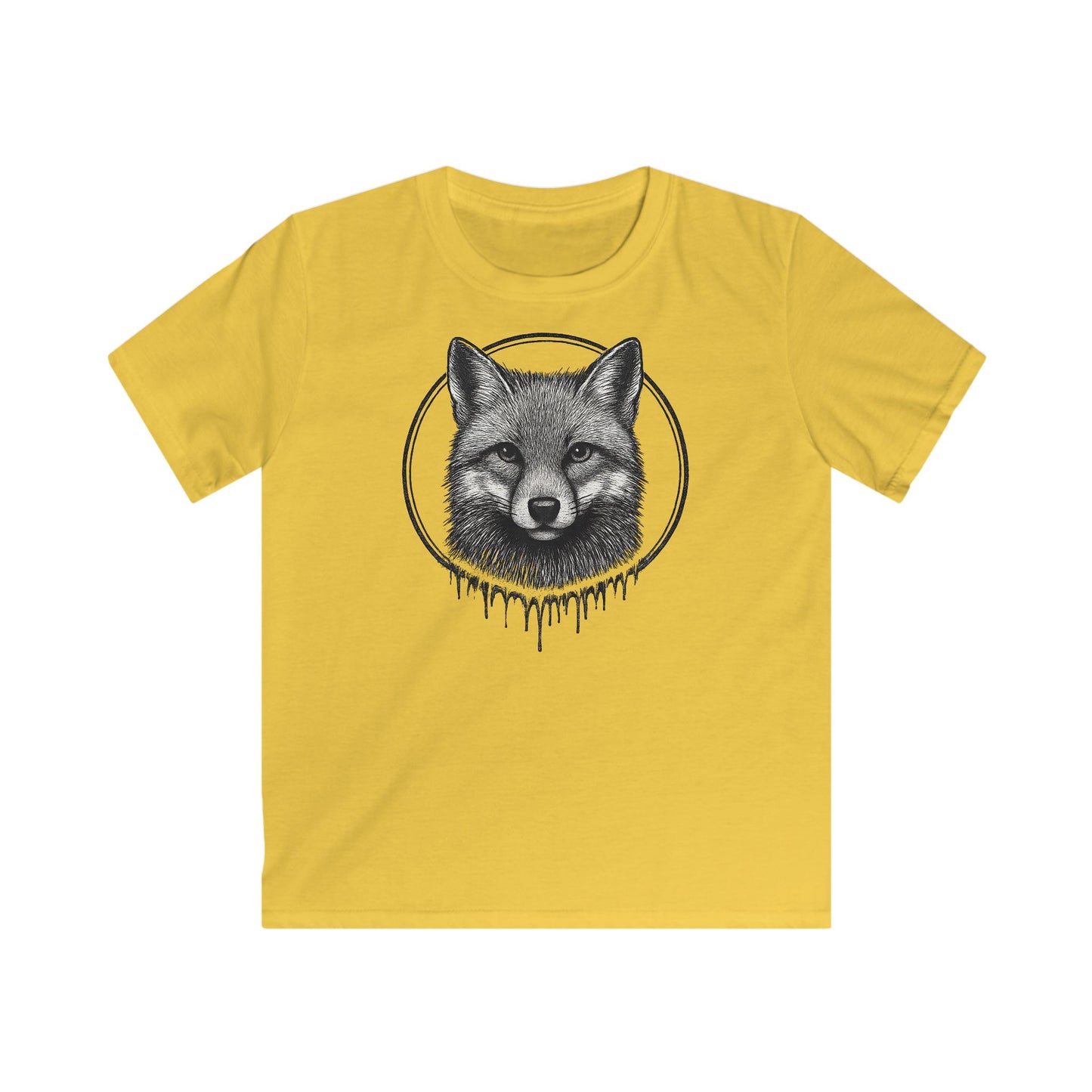 Children's Fox Portrait T-shirt