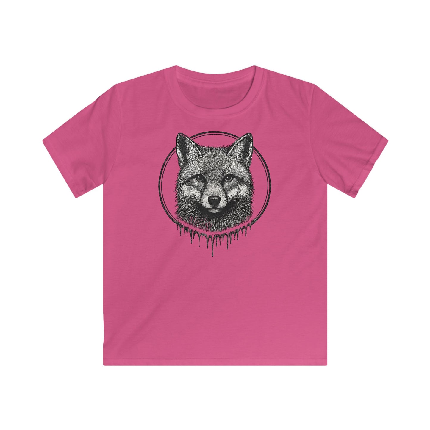 Children's Fox Portrait T-shirt