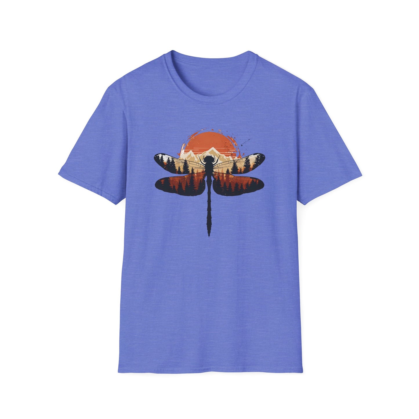 Dragonfly Sunset Double Exposure