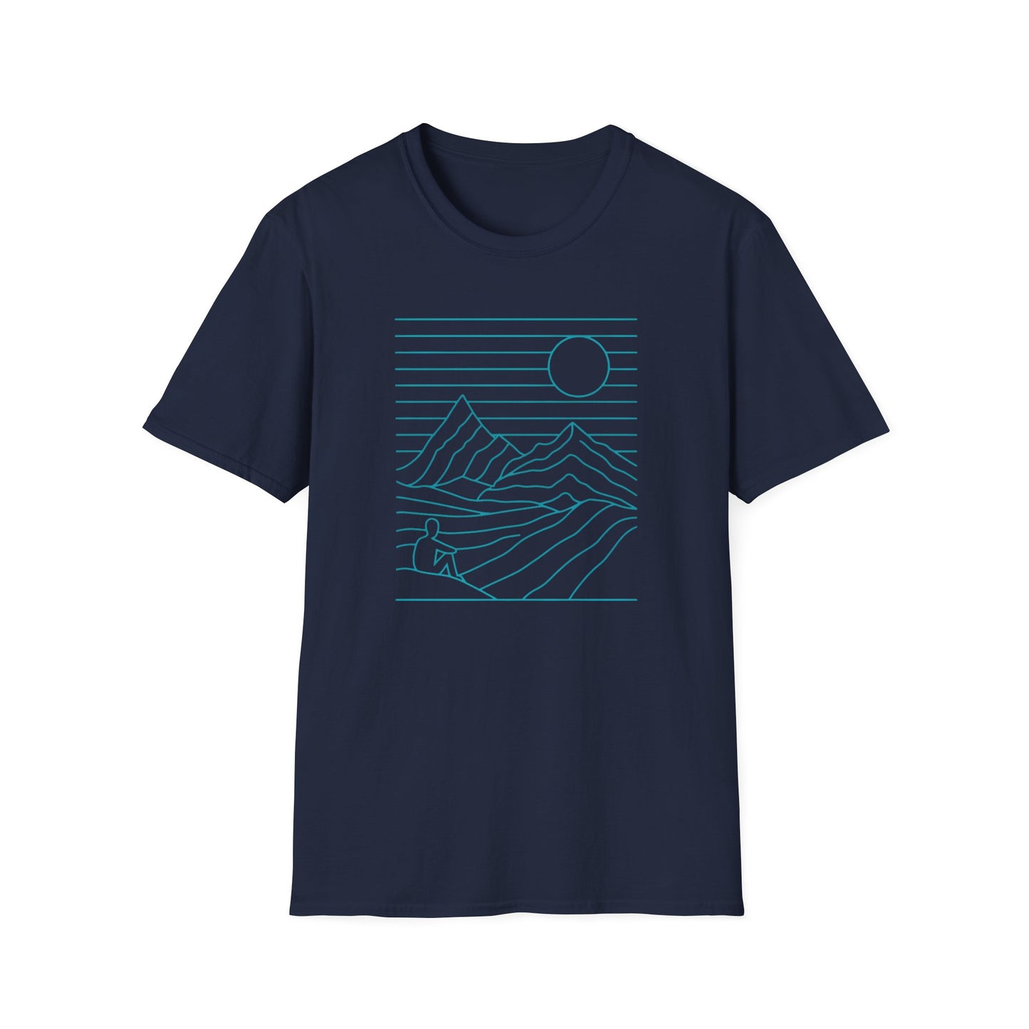 Notepad Line Landscape T-shirt