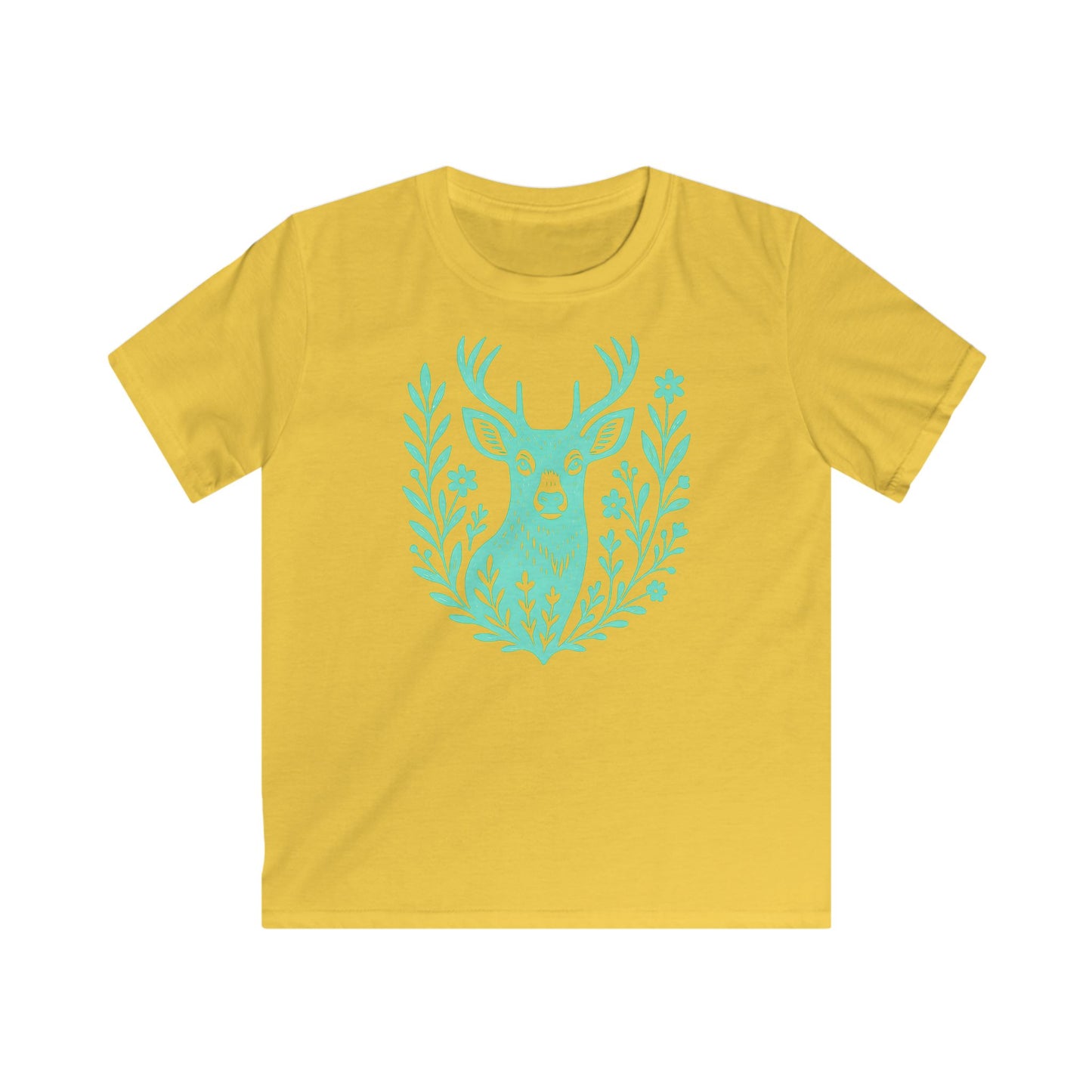 Children's Deer Portrait T-shirt