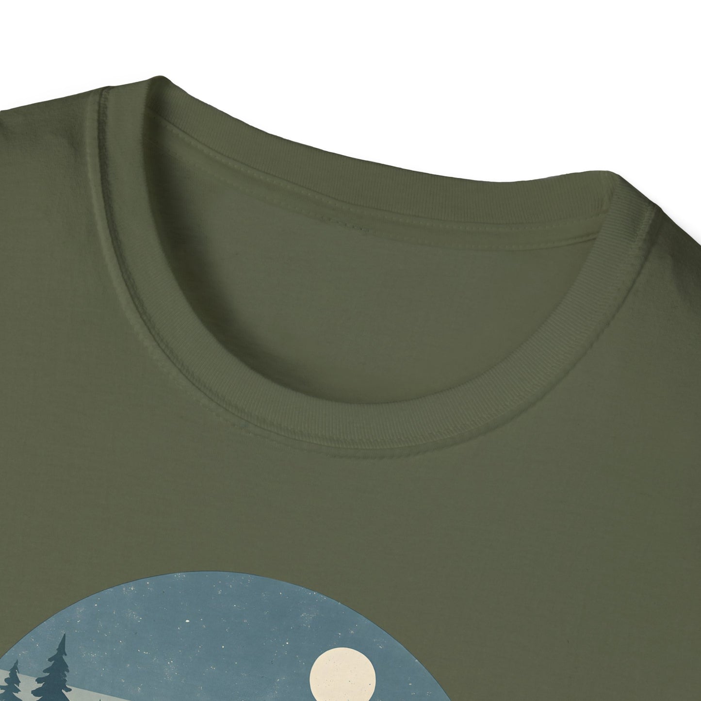 Elk Under Moonlight