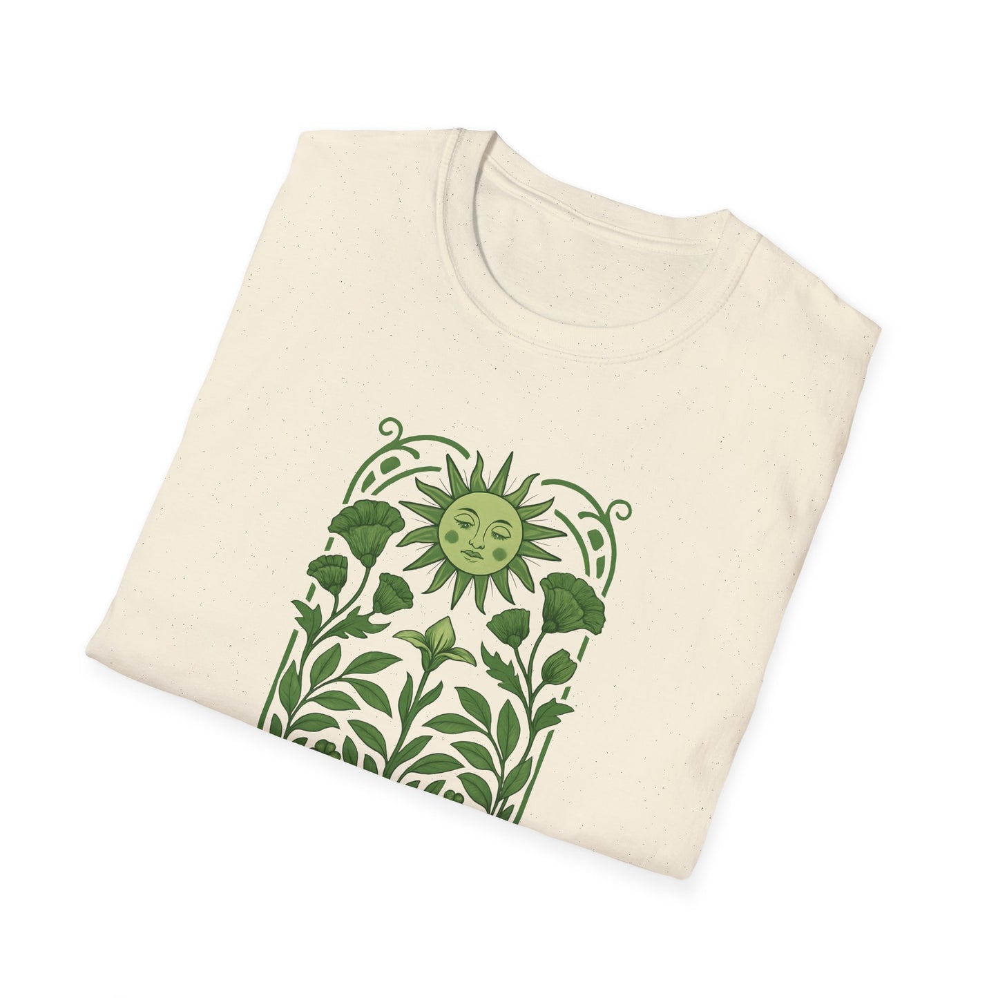 Serene Green Sunflower T-shirt