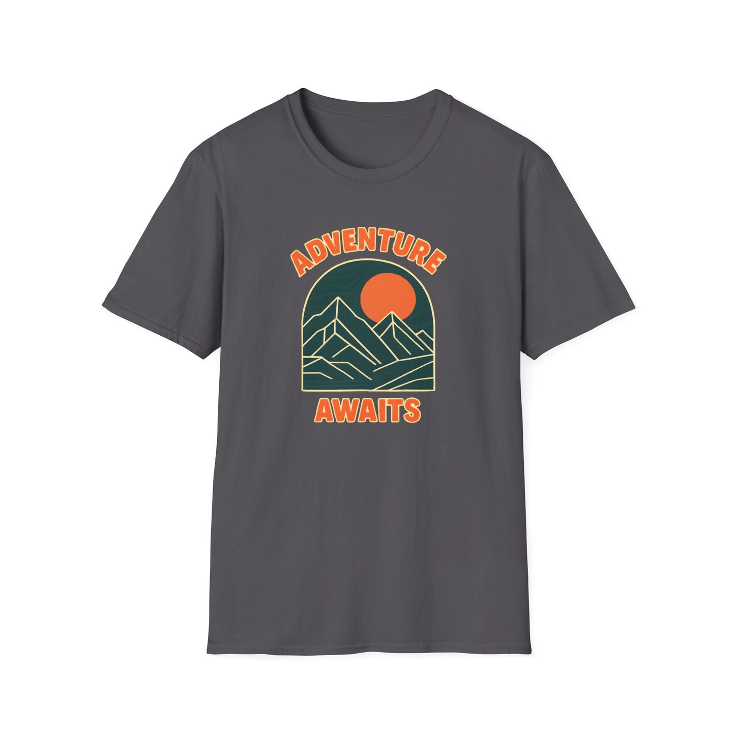 Adventure Awaits Mountain Landscape T-shirt