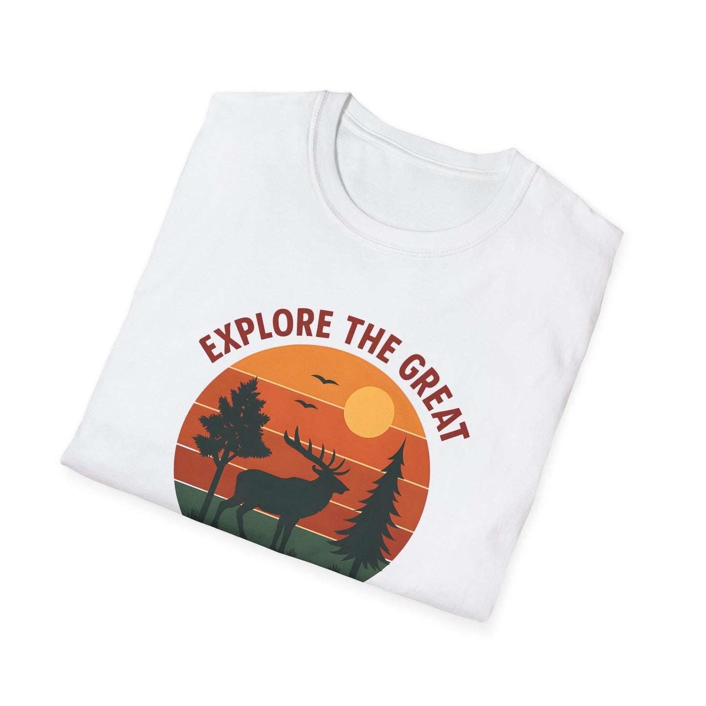Retro Explore the Great Outdoors T-shirt