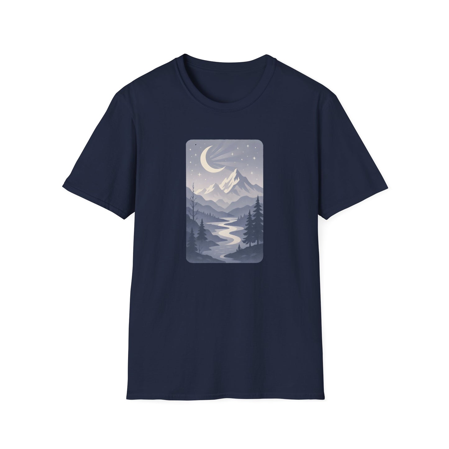 Moonlit Mountain Valley T-shirt